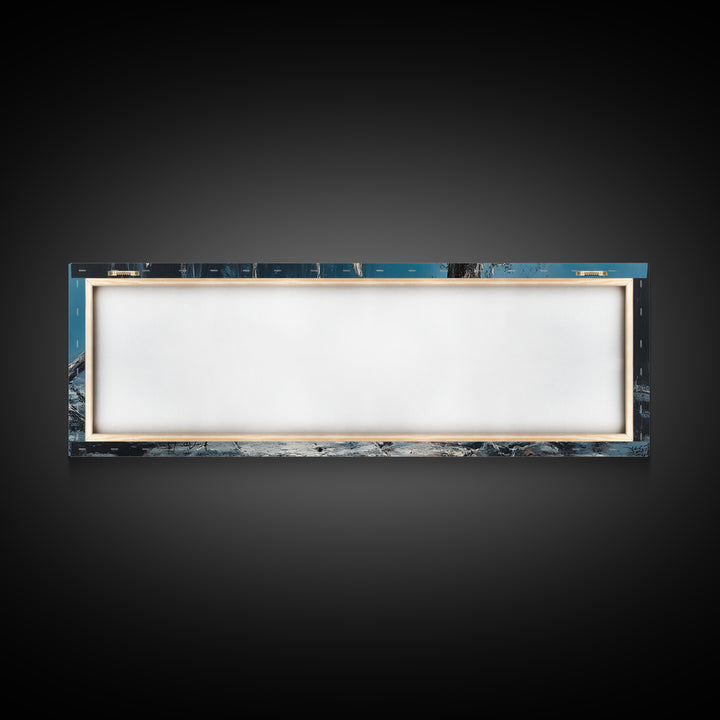 Dark Forest Mystical Canvas Print Moody Landscape Wall Art Gothic Nature Decor Haunted Woods Painting Spooky Halloween Gift