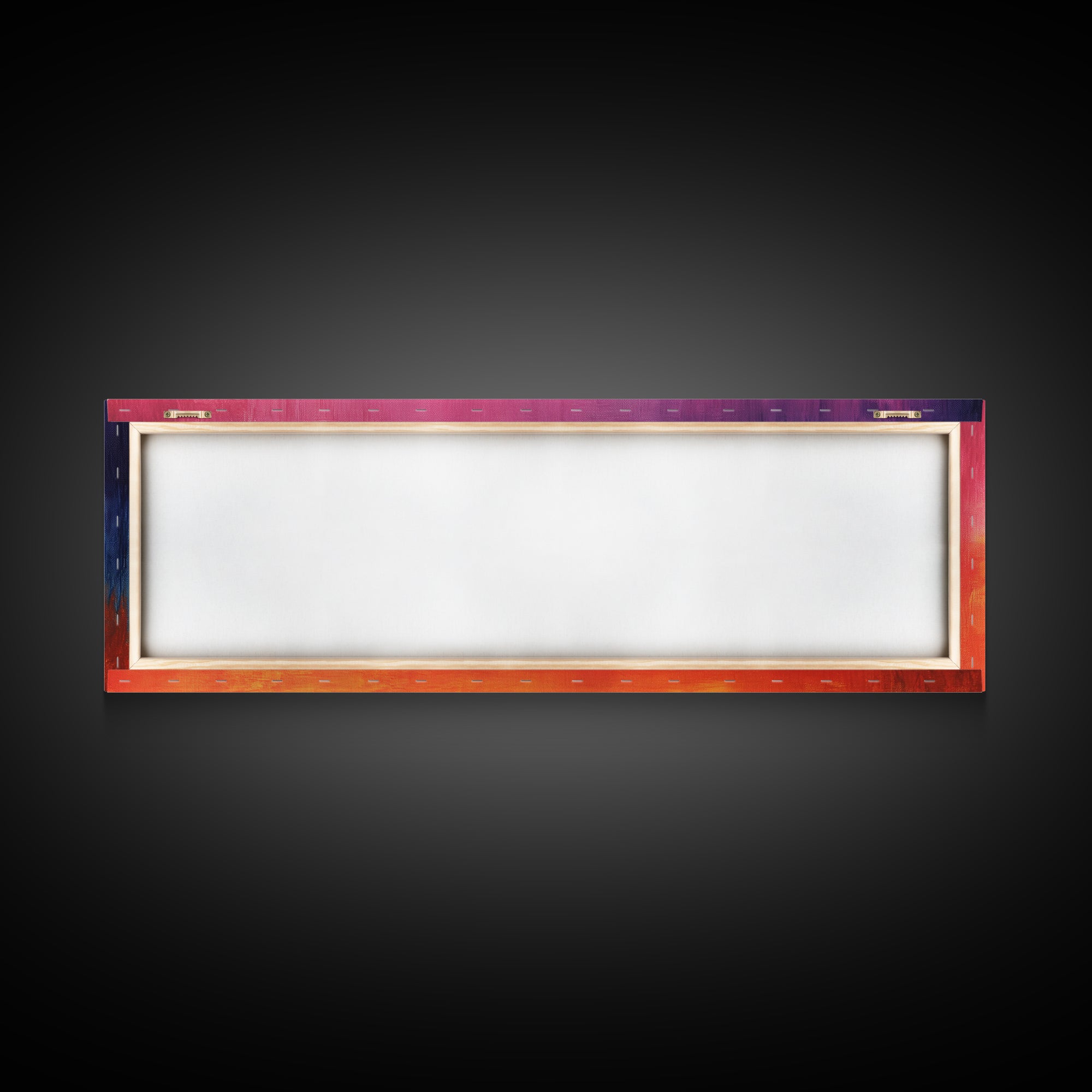 Colorful Gradient, Vibrant Abstract Painting, Modern Wall Art, Sunset Tones, Canvas Print, Boho Style, Living Room Artwork