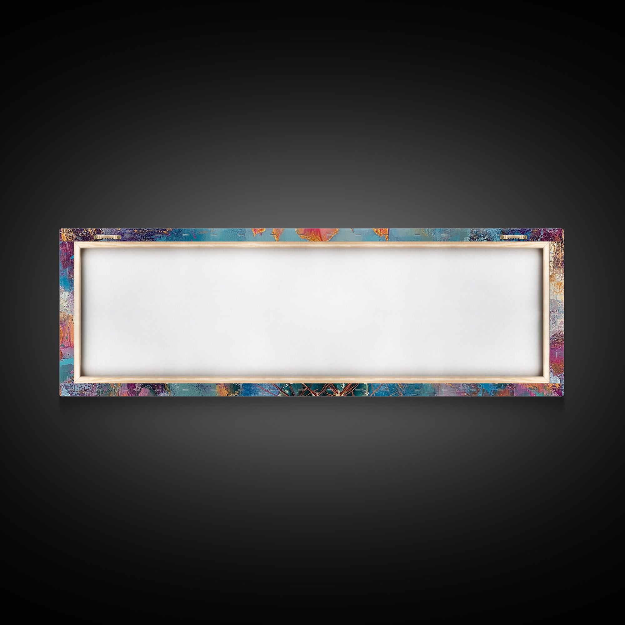 Blooming Cactus Art Framed Canvas Print Boho Floral Wall Art Desert Home Decor Vibrant Succulent Painting Southwestern Gift