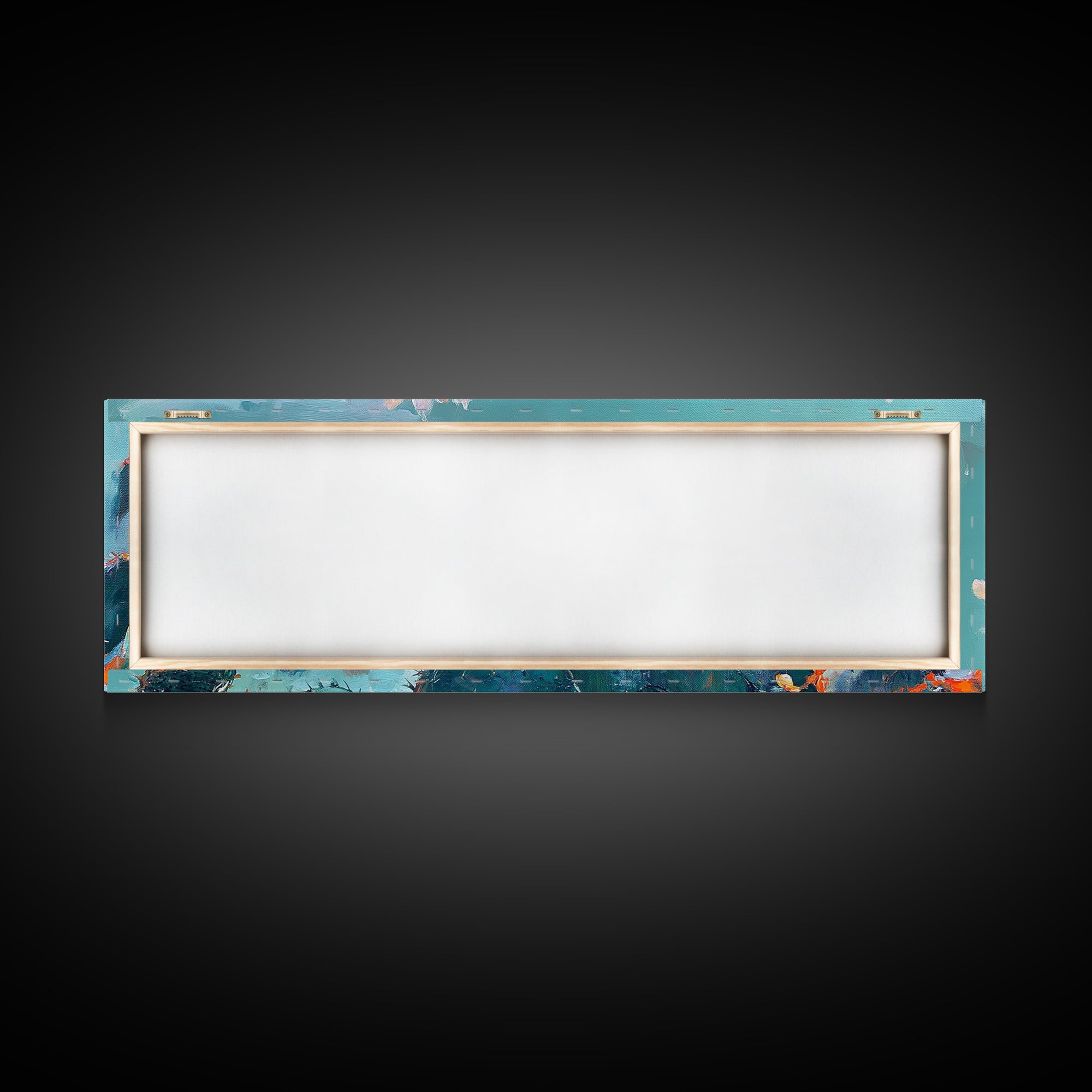 Blooming Cactus Flowers Canvas Print Vibrant Desert Painting, Boho Wall Art, Southwest Decor, Botanical Living Room Artwork