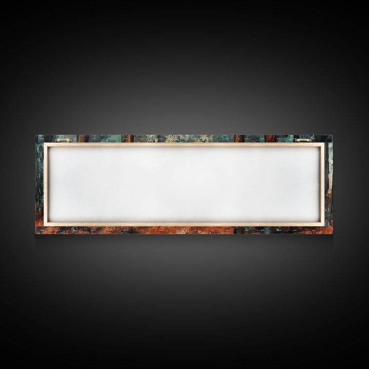 Autumn Forest Canvas Print, Rustic Fall Wall Art, Nature Landscape Painting, Cabin Decor, Earthy Tones, Cozy Living Room Art