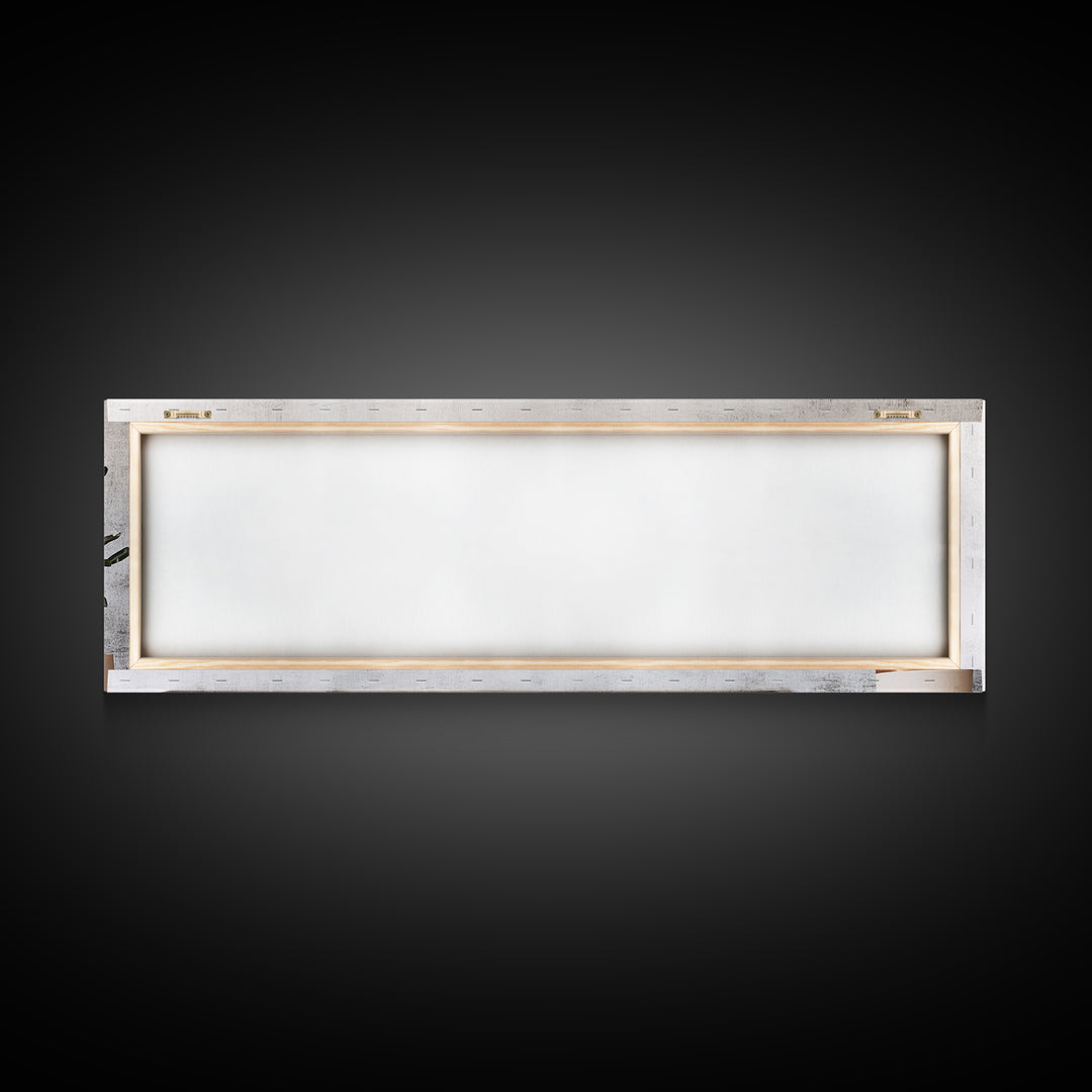 Blue Abstract Waves Canvas Print Minimalist Coastal Wall Art, Serene Seascape Painting, Modern Office or Living Room Decor, Gift Idea