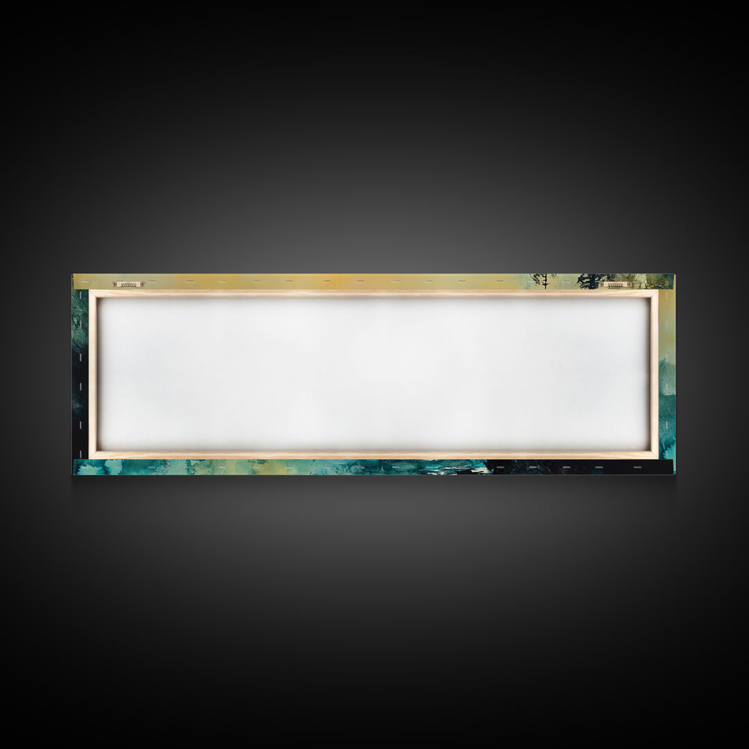 Coastal Cliff Sunset Canvas Print Atmospheric Nature Wall Art, Golden Hour Landscape, Relaxing Bedroom or Living Room Decor, Gift Idea