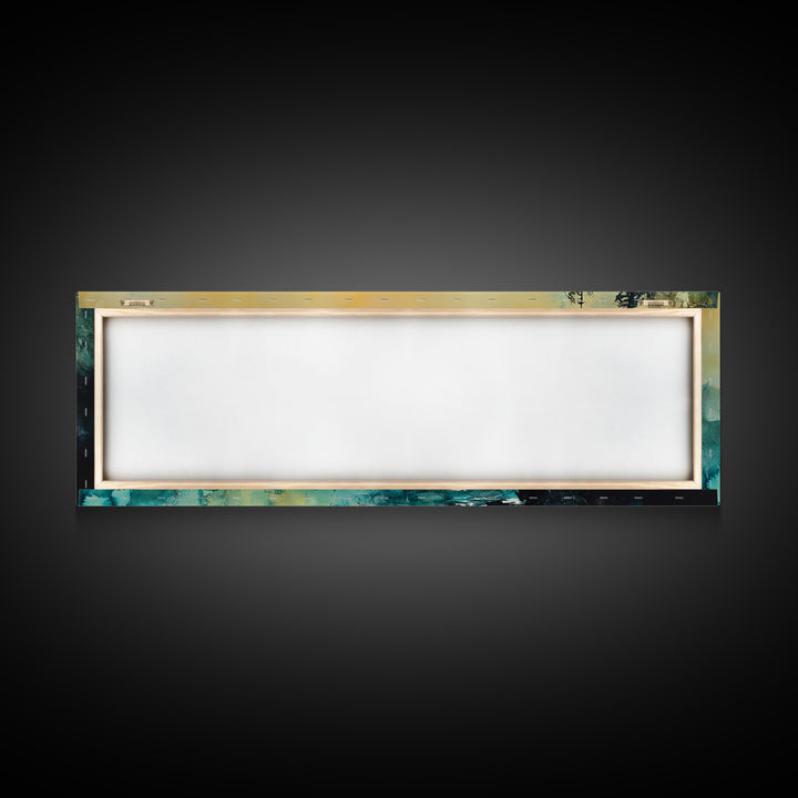 Coastal Cliff Sunset Canvas Print Atmospheric Nature Wall Art, Golden Hour Landscape, Relaxing Bedroom or Living Room Decor, Gift Idea