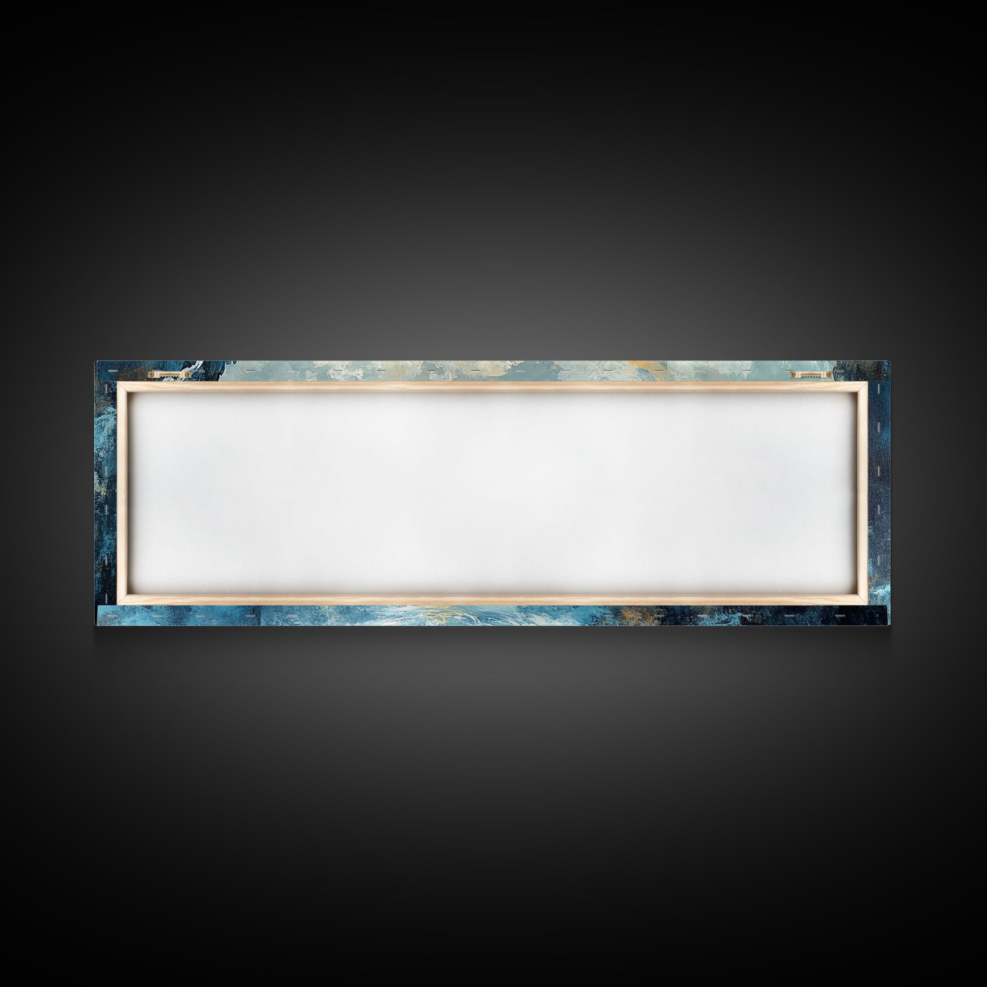 Abstract Mountain Waterfall Wall Art, Moody Landscape Painting, Modern Nature Art, Statement Artwork, Office Wall Decor