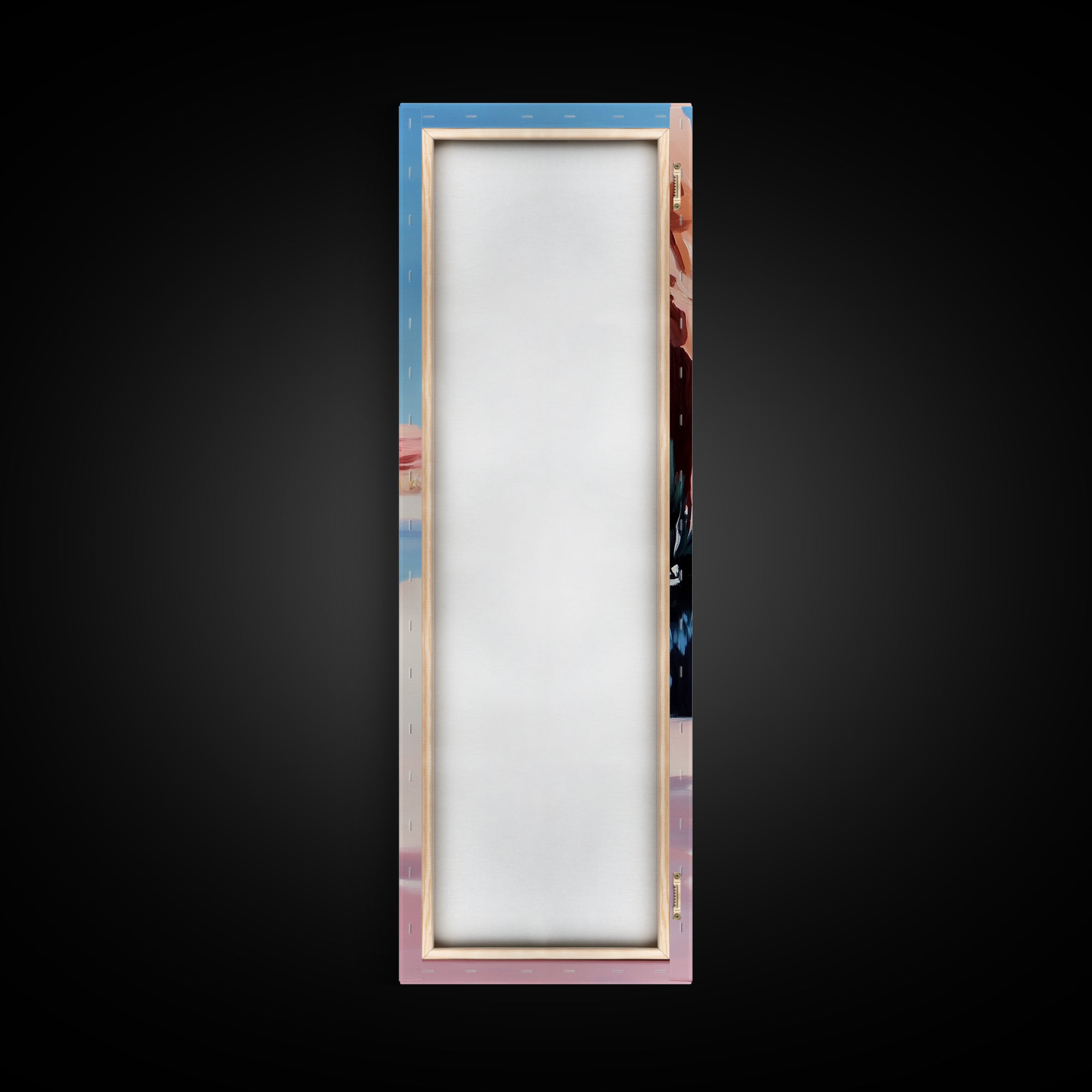 Desert Reflection, Pink Landscape, Minimalist Art, Canvas Print, Southwest Wall Art, Boho Decor, Modern Home, Living Room Art