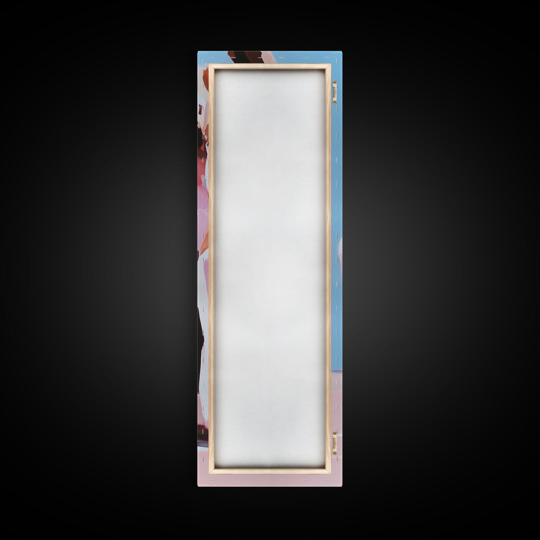 Contemporary Fashion, Artistic Pose, Abstract Detail, Canvas Print, Minimalist Art, Fashion Wall Decor, Chic Home Style, Modern Aesthetic