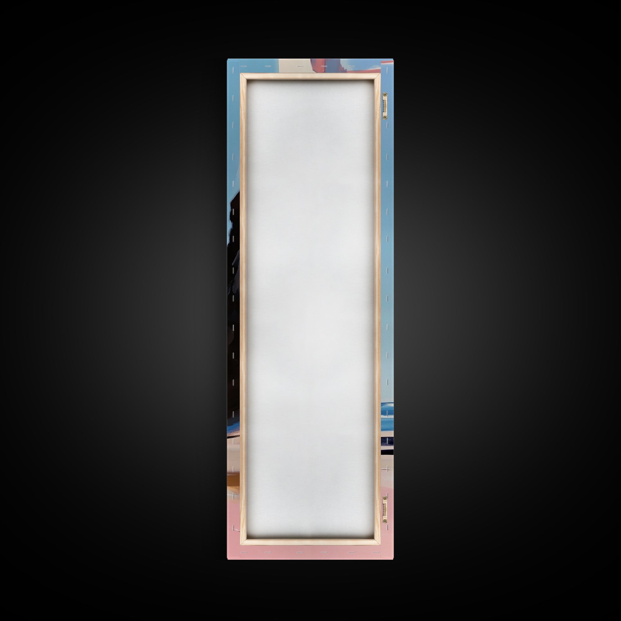 Beach Archway, Coastal Escape, Sunlit Ocean View, Tropical Paradise, Travel Inspired Home Decor, Light and Airy Aesthetic, Canvas Print