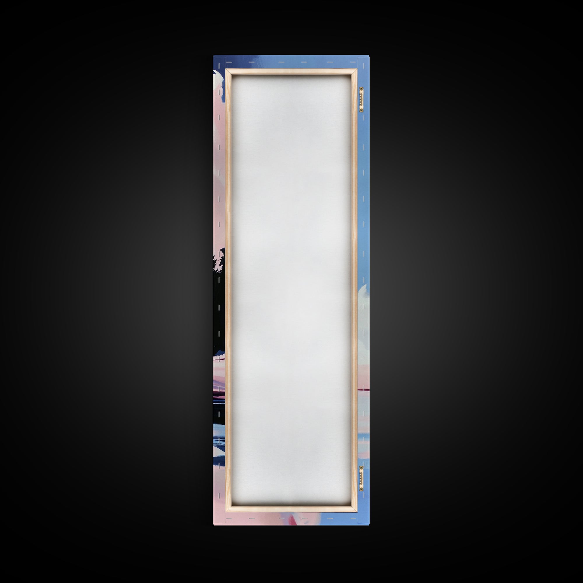 Beach Sunset, Coastal Art, Abstract Seascape, Modern Ocean, Canvas Print, Minimalist Art, Living Room Wall Art, Nautical Decor