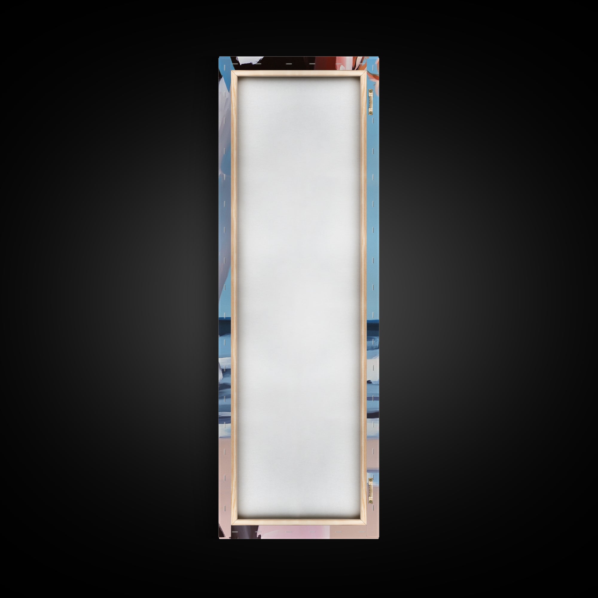 Beach Bride, Ocean Fashion, Elegant Woman, Framed Canvas Print, Coastal Wall Art, Soft Feminine Aesthetic, Living Room Wall Art