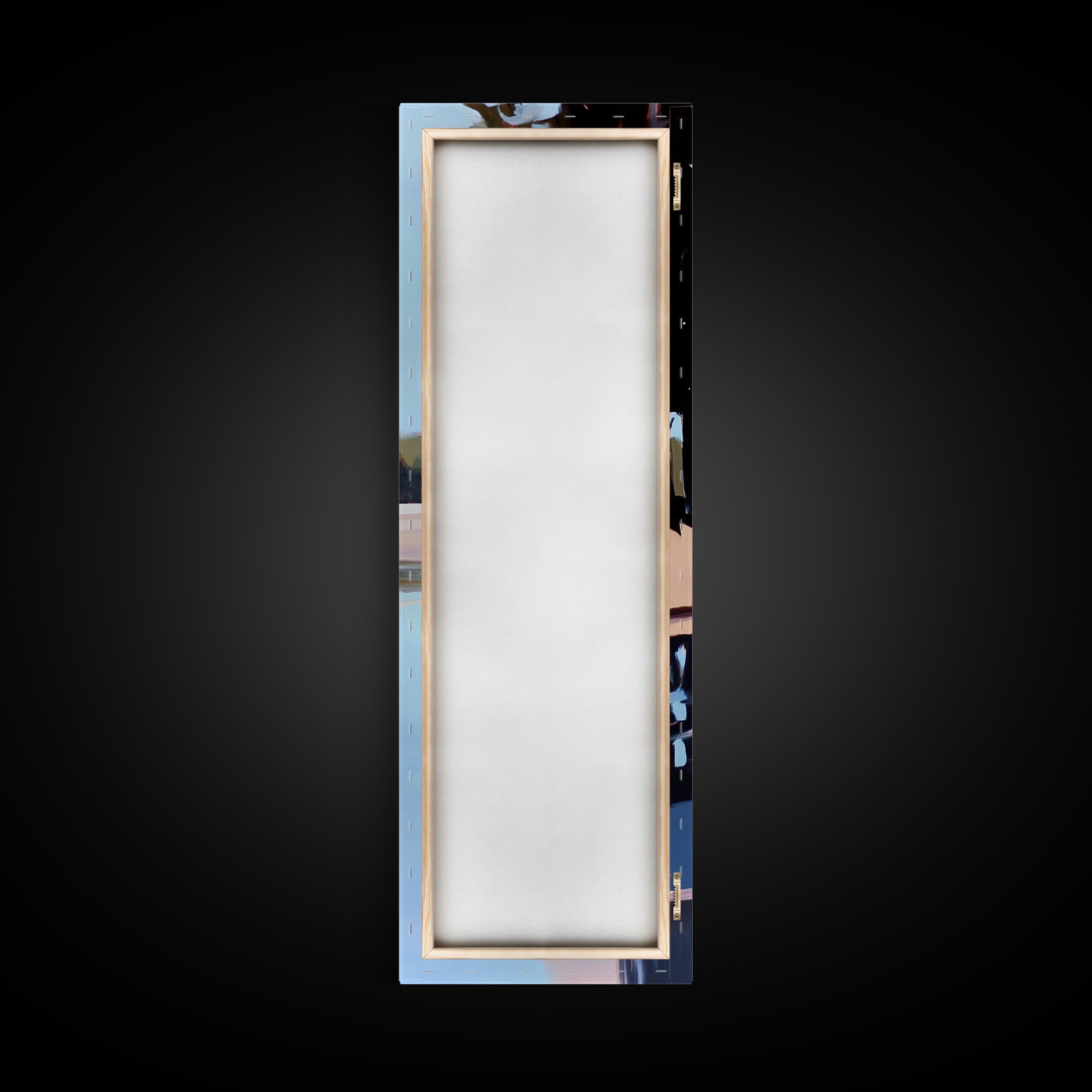 Cherry Blossom Reflection, Peaceful Nature Scene, Pastel Wall Art, Canvas Print, Bedroom Decor, Elegant Minimalist Art, Zen Aesthetic