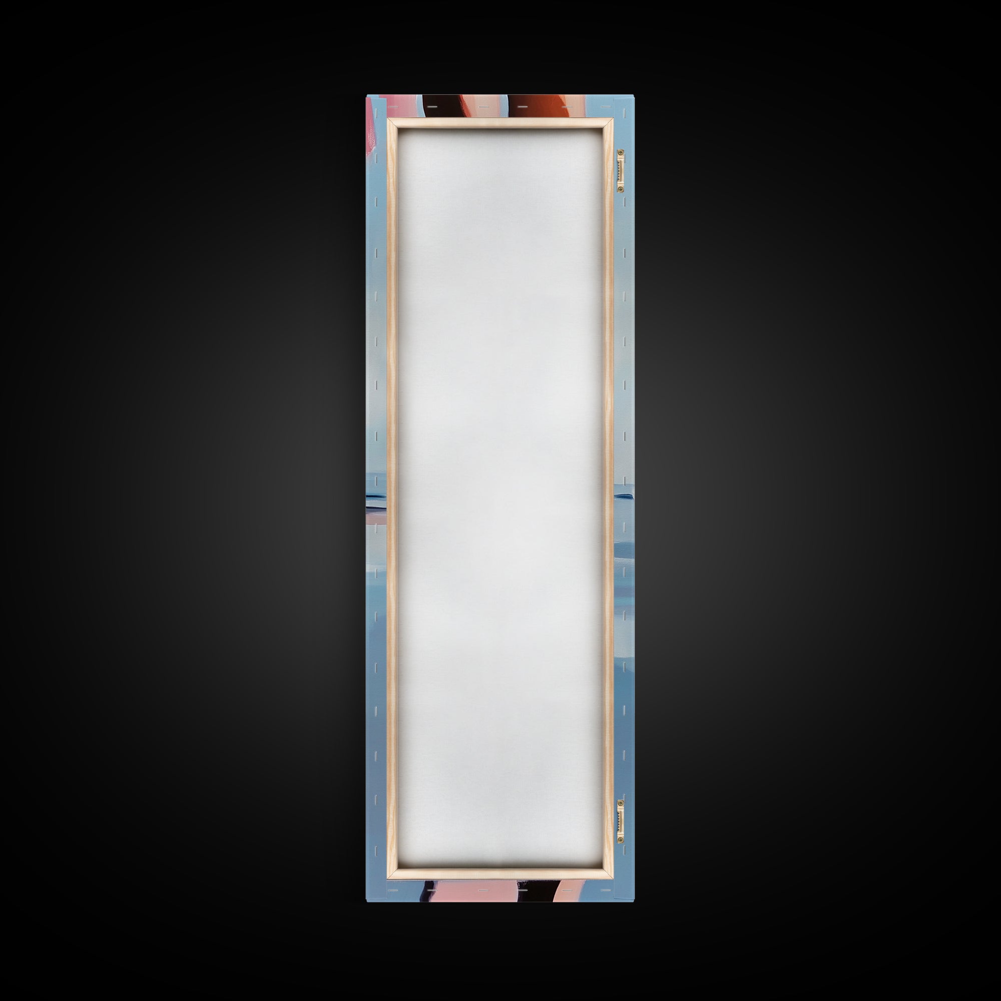 Ballet Feet, Water Reflection, Framed Canvas Print, Elegant Dance Art, Feminine Bedroom Decor, Pastel Aesthetic, Minimalist Wall Art