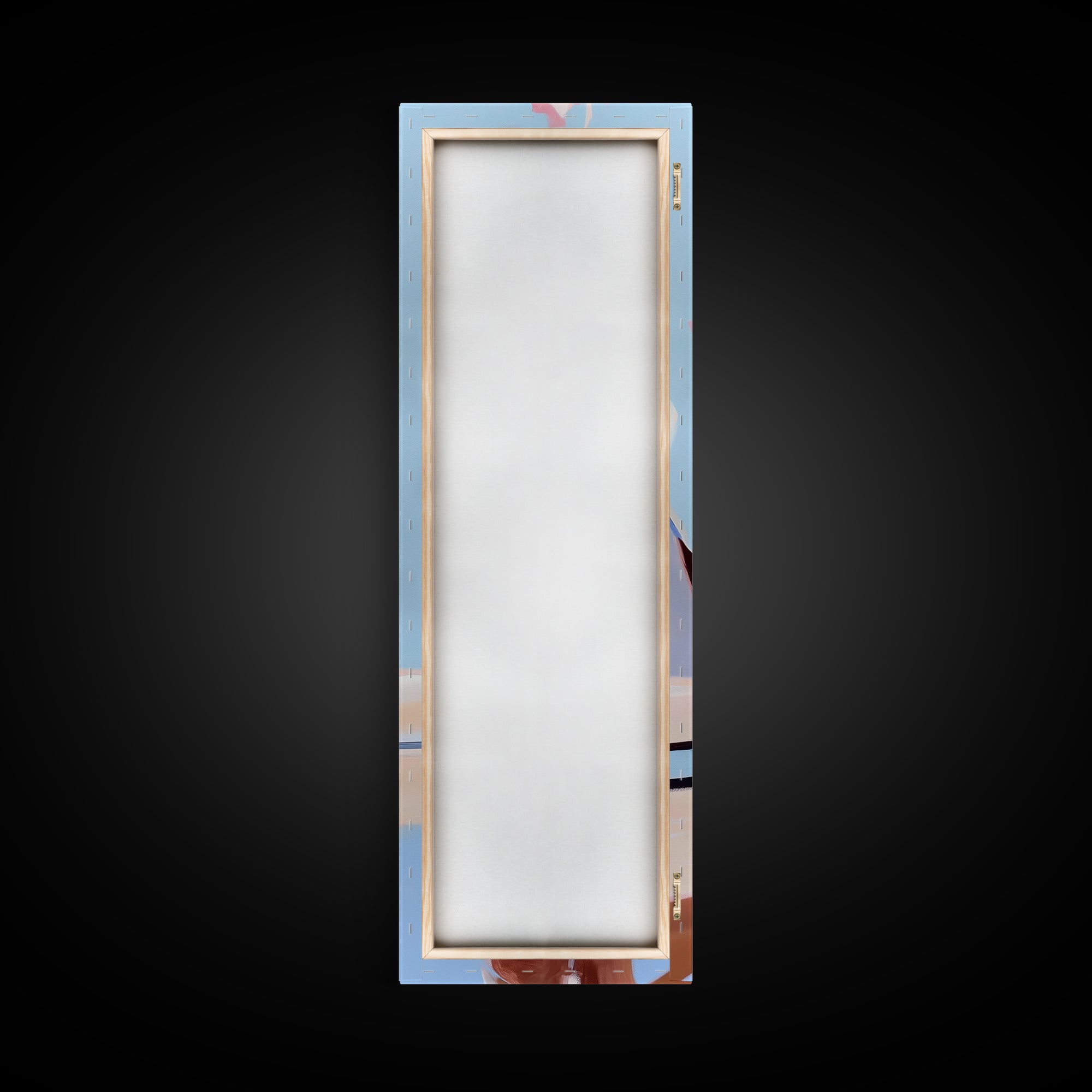 Blooming Beauty, Pastel Floral Art, Feminine Aesthetic, Soft Pink Flowers, Minimalist Botanical Painting, Bedroom Framed Canvas Print