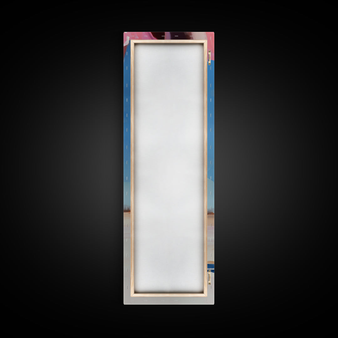 Cowgirl Portrait, Western Elegance, Feminine Art, Canvas Print, Fashion Wall Art, Chic Decor, Stylish Home Accent, Bedroom Aesthetic