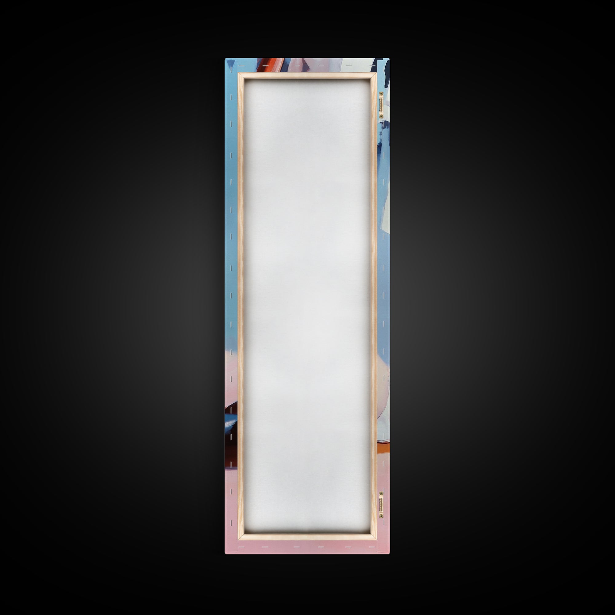 Chic Tote Bag, Fashion Illustration, Feminine Art, Pastel Minimalist Art, Modern Wall Decor, Stylish Bedroom, Framed Canvas Print