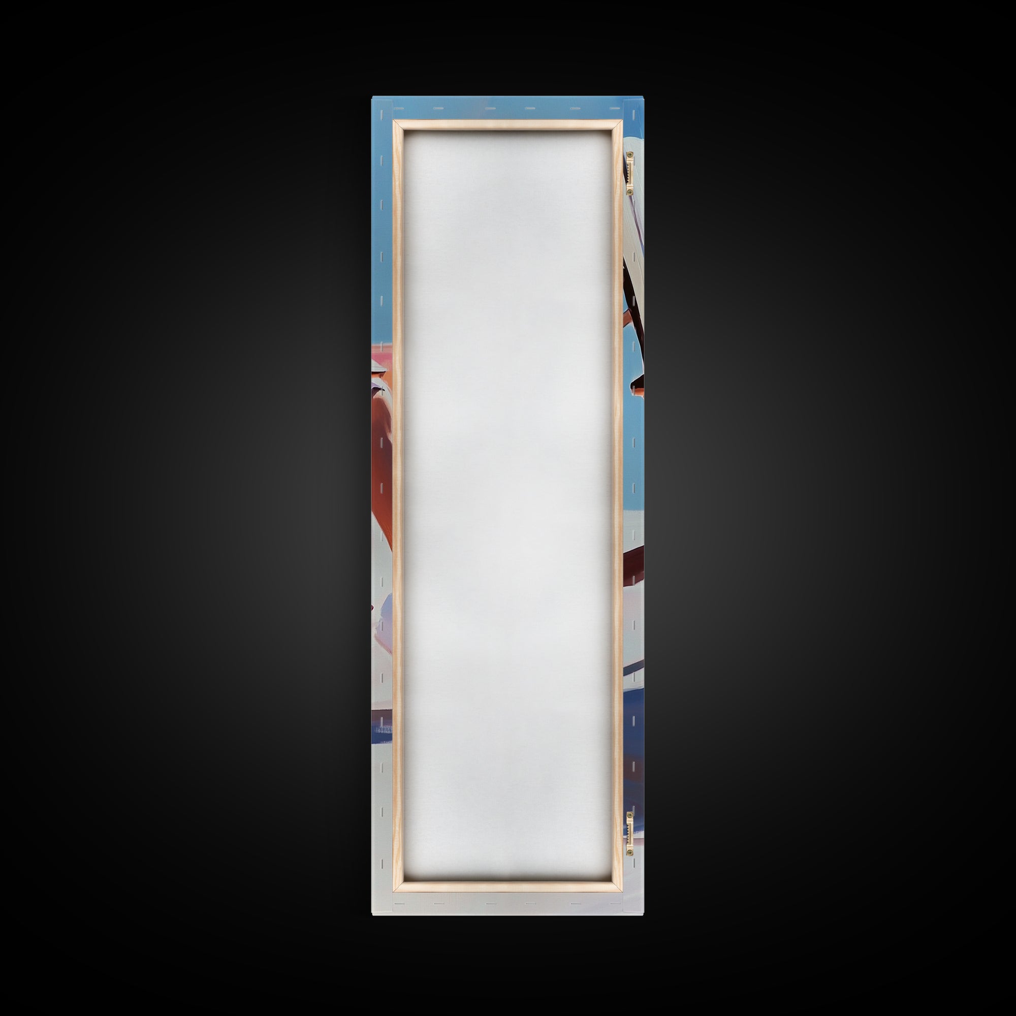 Beach Chair Relaxation, coastal art, summer vibes, minimalist beach painting, modern wall decor, living room art, framed canvas print