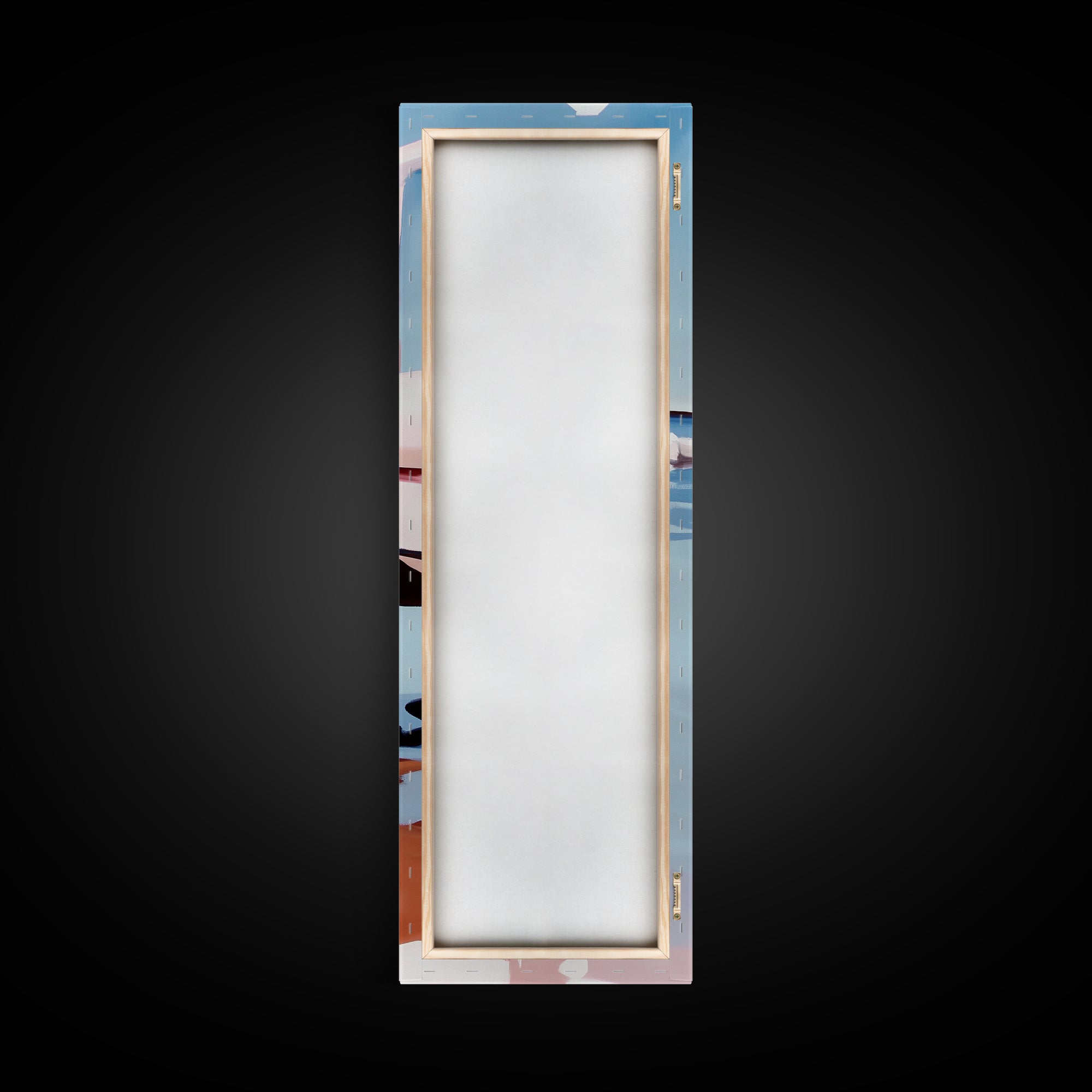 Dockside Reflection, Wooden Pier, Nautical Vibes, Framed Canvas Print, Coastal Art, Beach Home Decor, Minimalist Art, Bathroom Wall Art