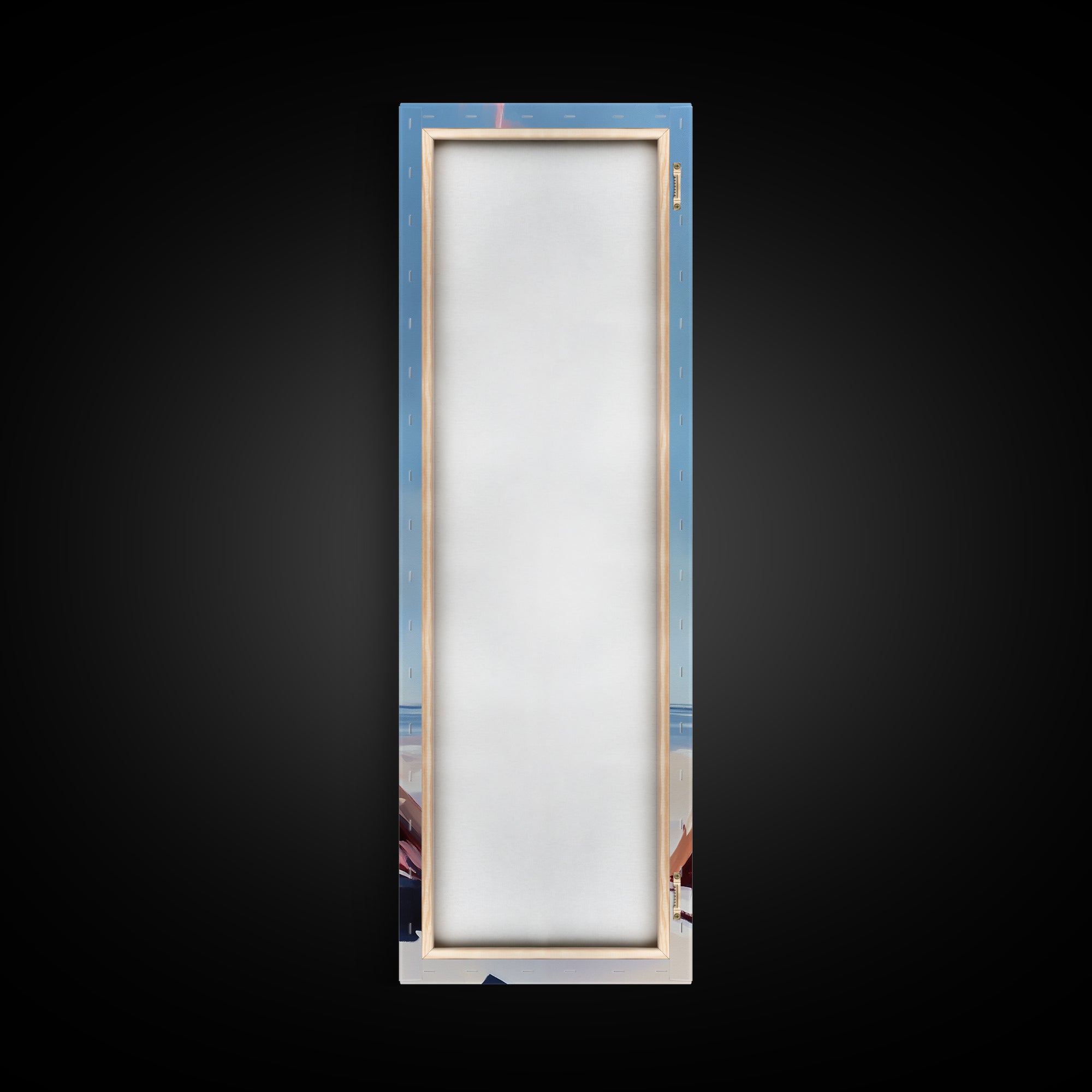 Beach Campfire, warm fall decor, rustic wilderness art, outdoor adventure painting, cozy cabin vibes, framed canvas print