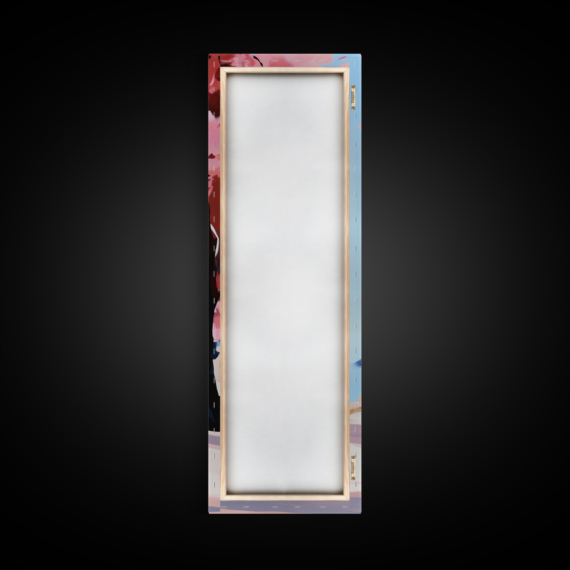 Cherry Blossom Tree, Pink Aesthetic, Nature Wall Art, Framed Canvas Print, Modern Minimalist, Japanese Inspired, Bedroom Decor