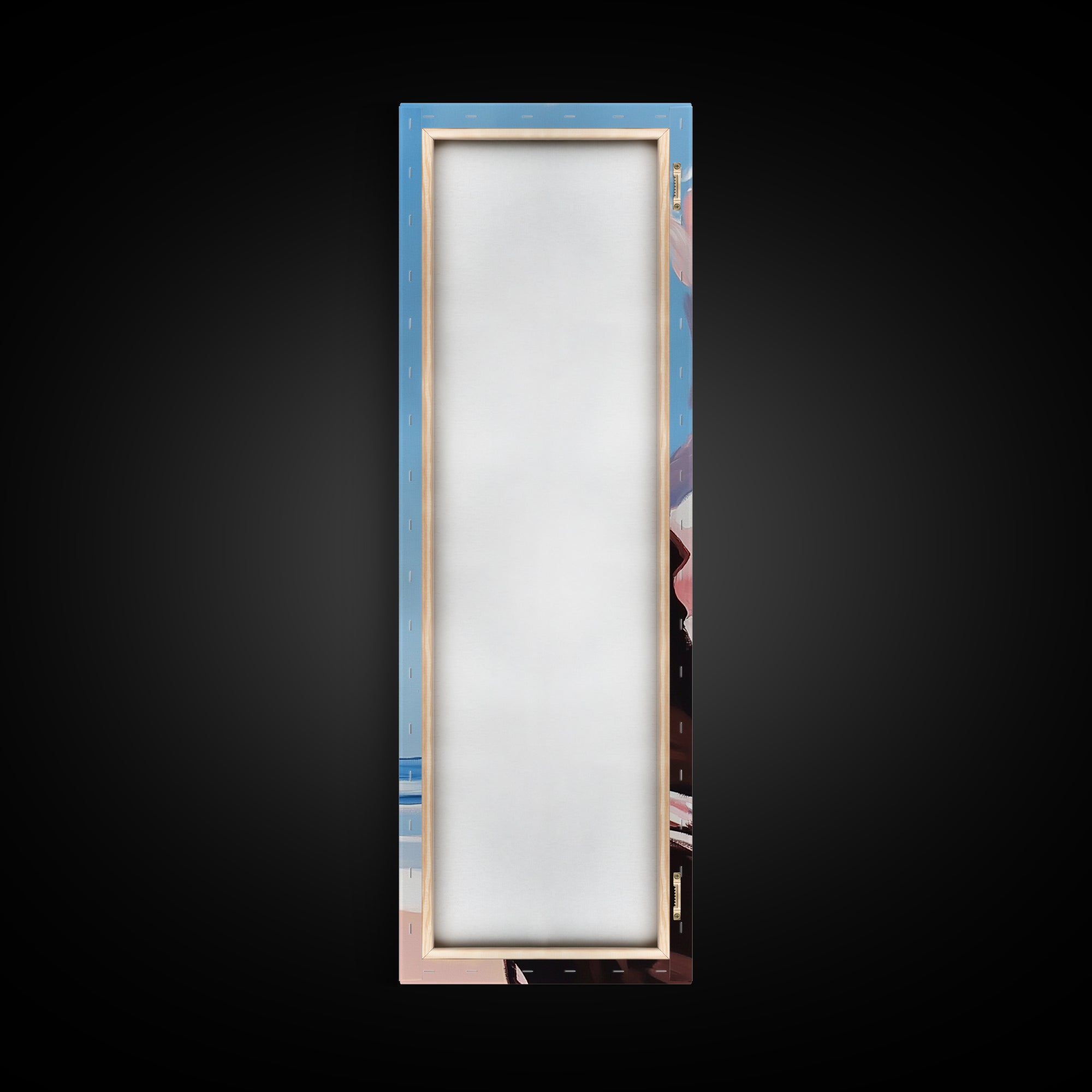 Coastal Clouds, Sunset Bliss, Ocean Horizon, Canvas Print, Beach Home Decor, Minimalist Wall Art, Seascape Aesthetic, Living Space Art