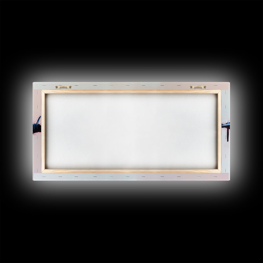 Hands on Barbed Wire, Surreal Art, Emotional Aesthetic, Modern Symbolism, Thought-Provoking Decor, Contemporary Wall Art, Canvas Print