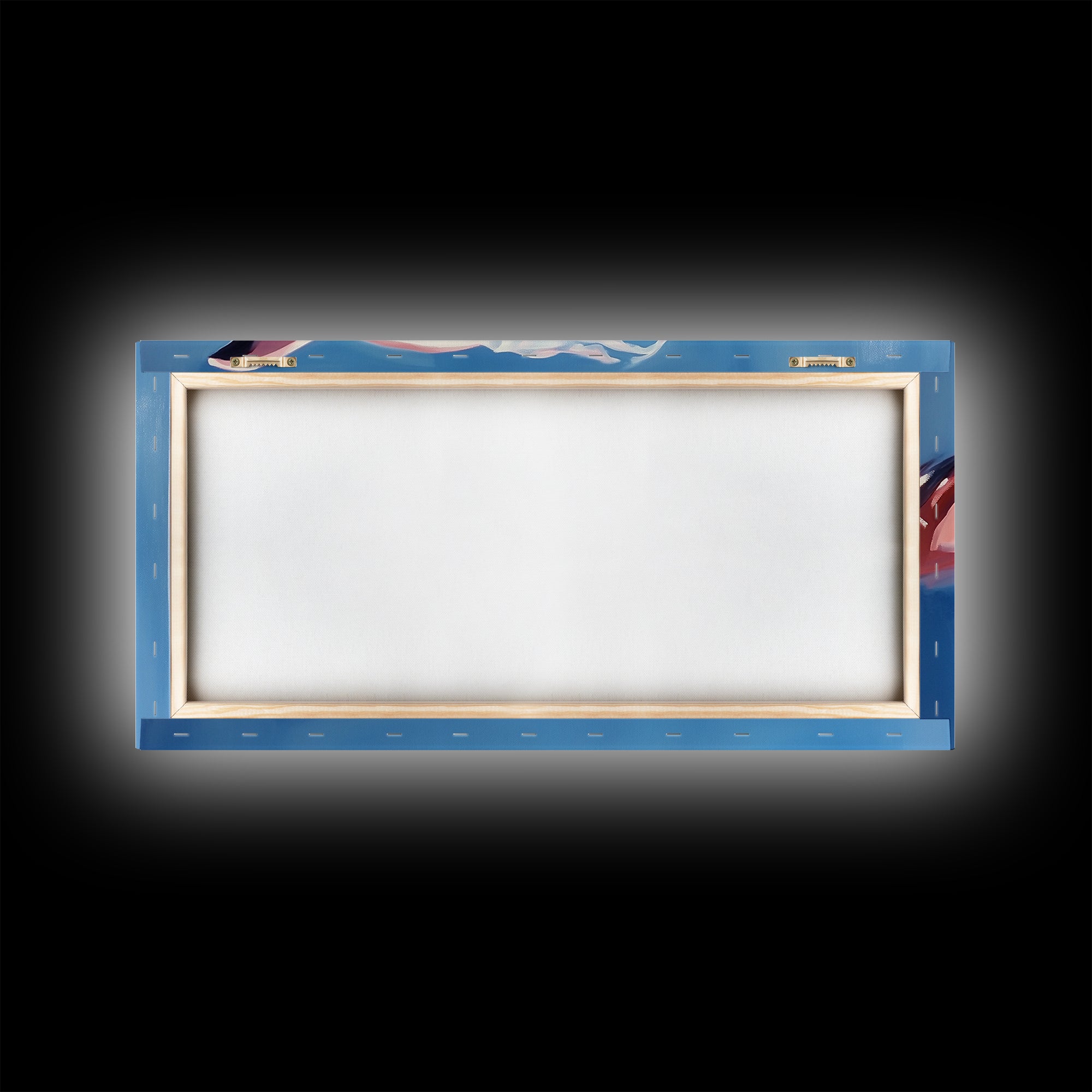 Dolphin Painting, Ocean Wall Art, Coastal Home Decor, Marine Life Artwork, Blue and Pink Art, Beach House Art, Framed Canvas Print