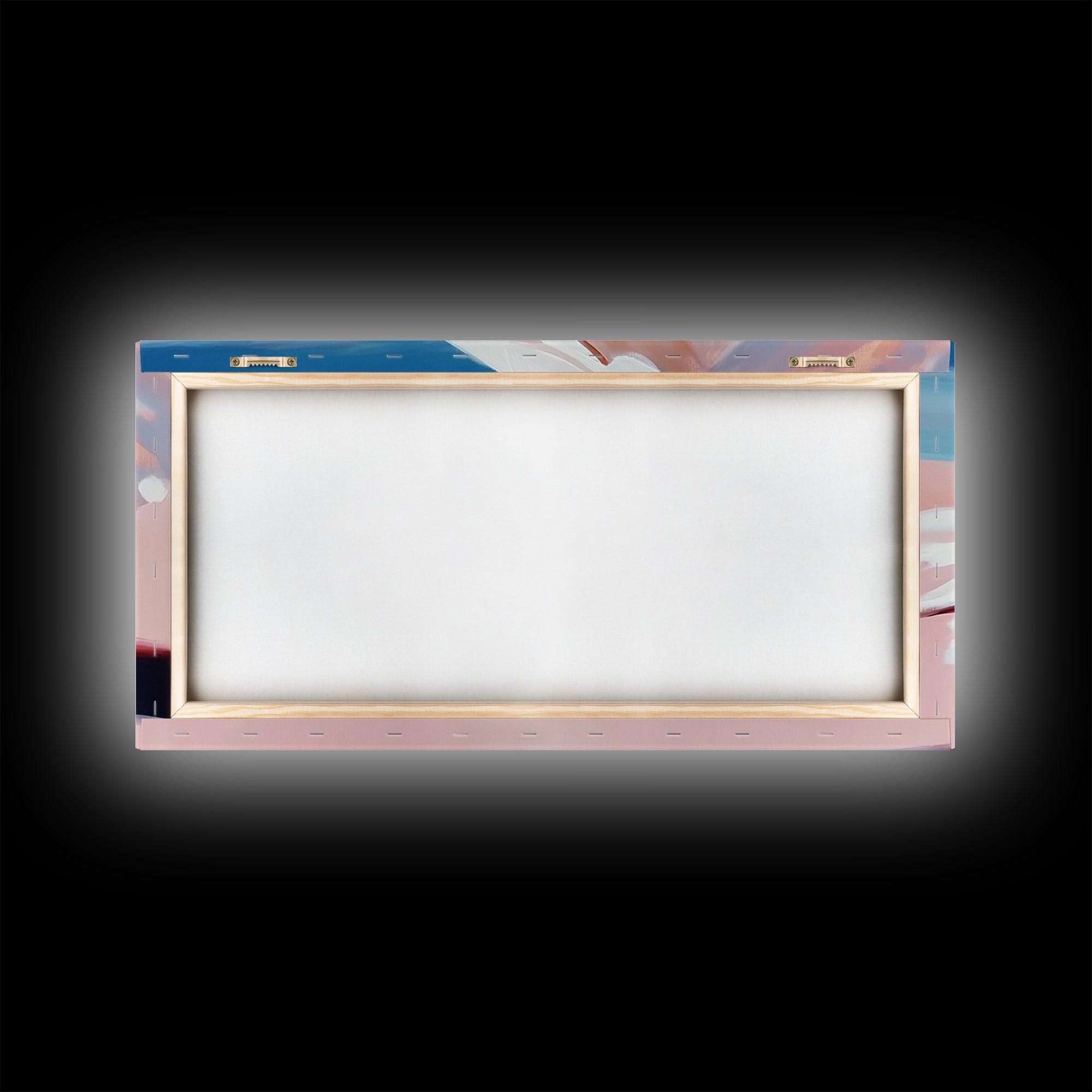 Bird Wing Painting, Abstract Nature Art, Soft Pastel Wall Art, Minimalist Feather Print, Elegant Aesthetic, Framed Canvas Print