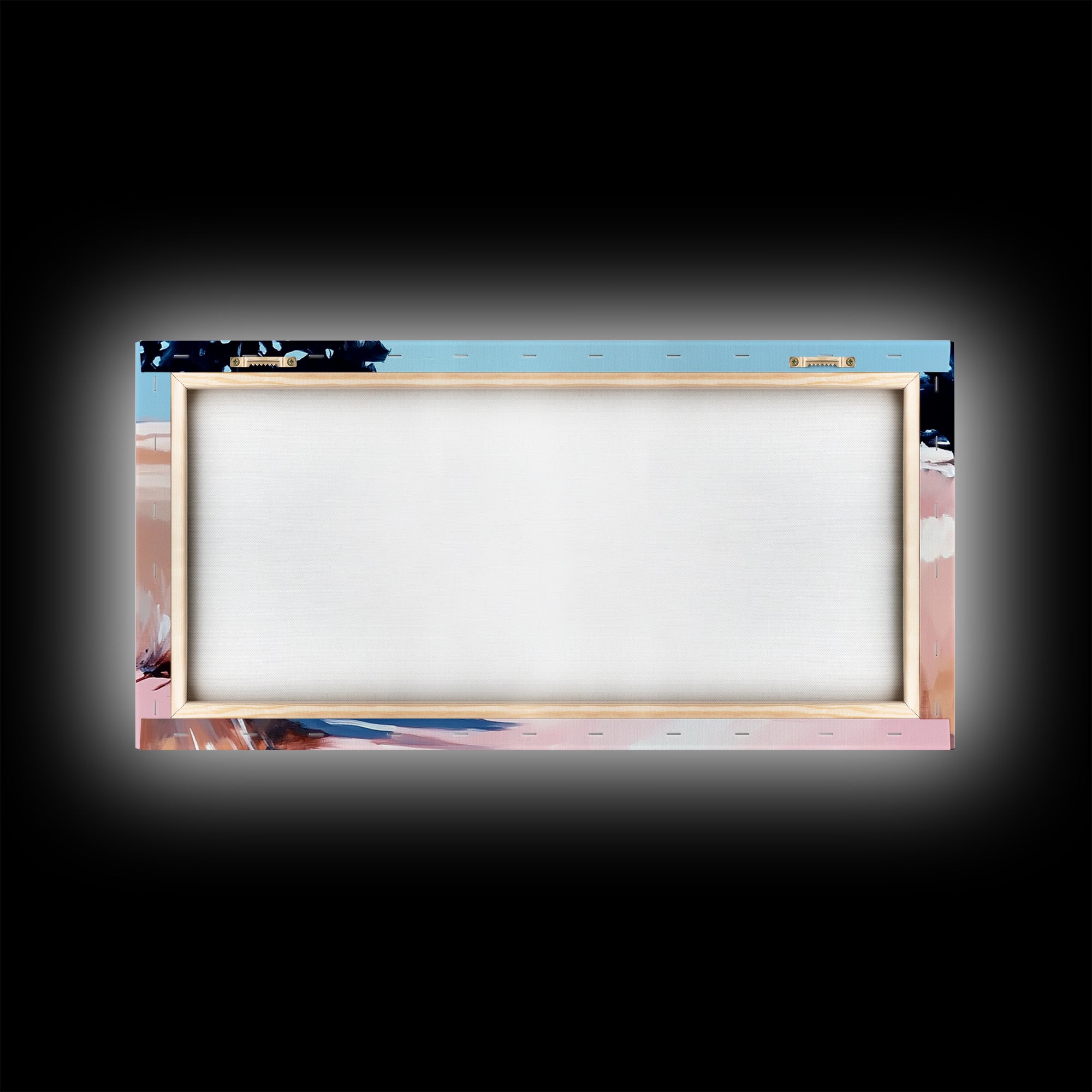 Countryside Path Art, Rustic Landscape Print, Minimalist Nature Painting, Warm Autumn Decor, Serene Scenic Artwork, Framed Canvas Print