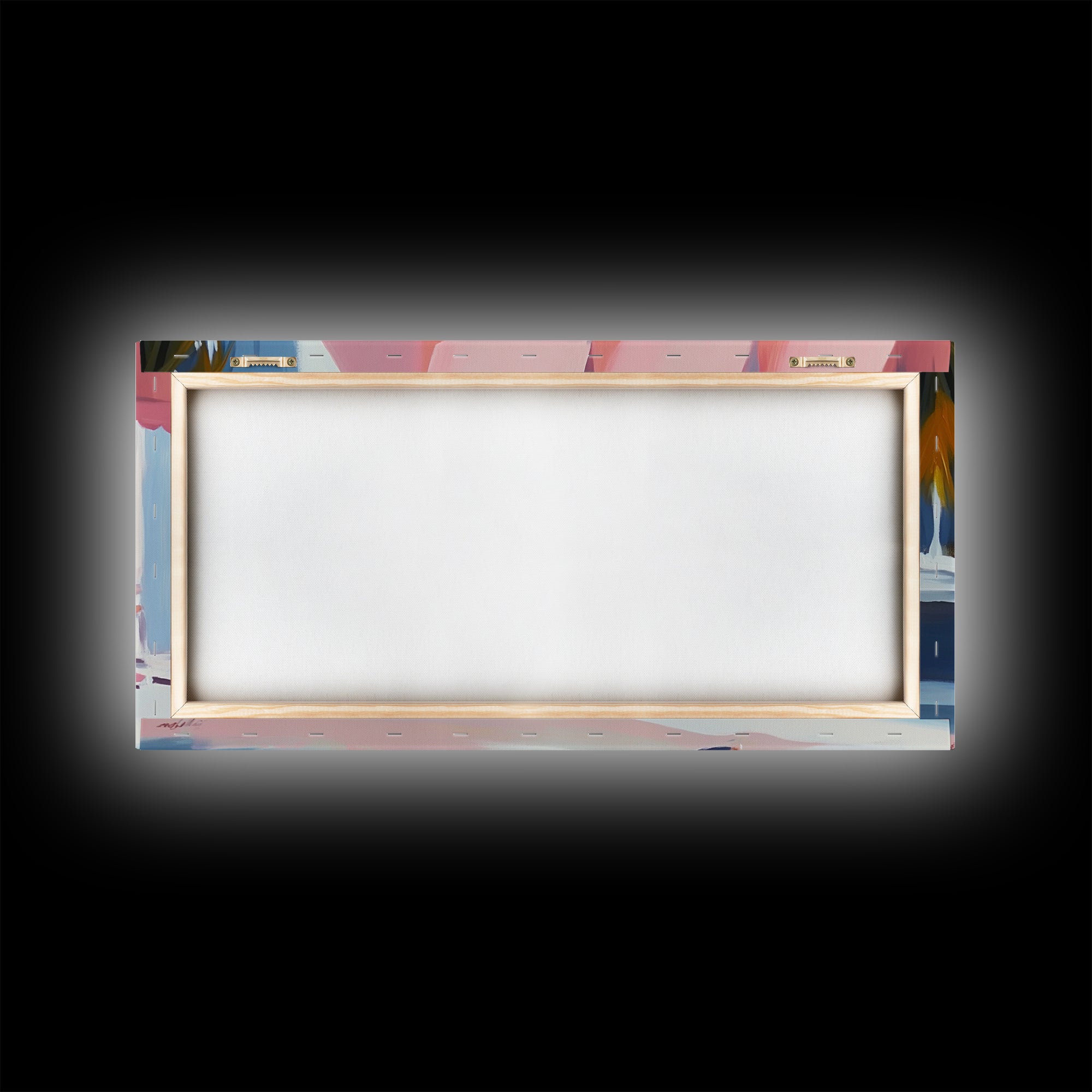 Café Scene, Pink Aesthetic, Coastal Lifestyle, Boho Summer Art, Chic Minimalist Decor, Home Wall Art, Living Room Art, Framed Canvas Print