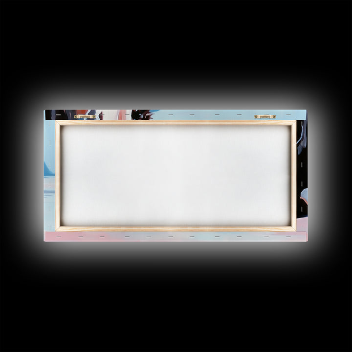 Cliffside Shoreline, Coastal Nature Print, Ocean Landscape Art, Scenic Beach Decor, Nautical Adventure Wall Art, Office Canvas Print