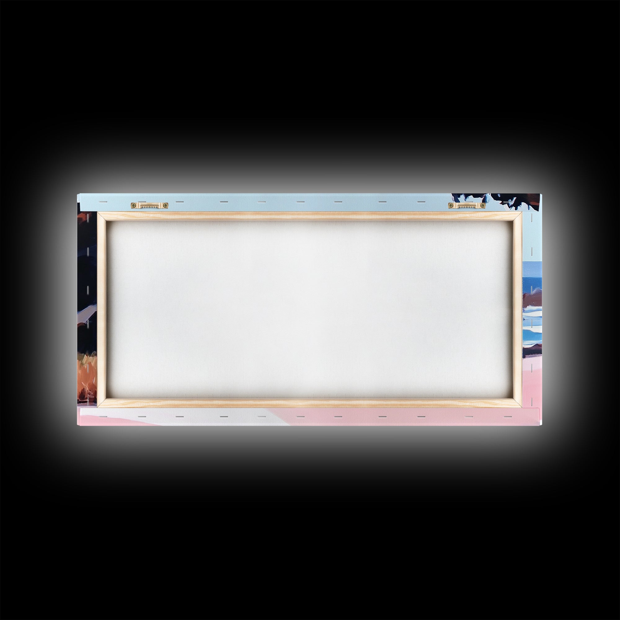 Coastal Escape, Ocean Waves, Seaside Serenity, Framed Canvas Print, Beach House Decor, Minimalist Art, Bedroom Wall Art, Nautical Print