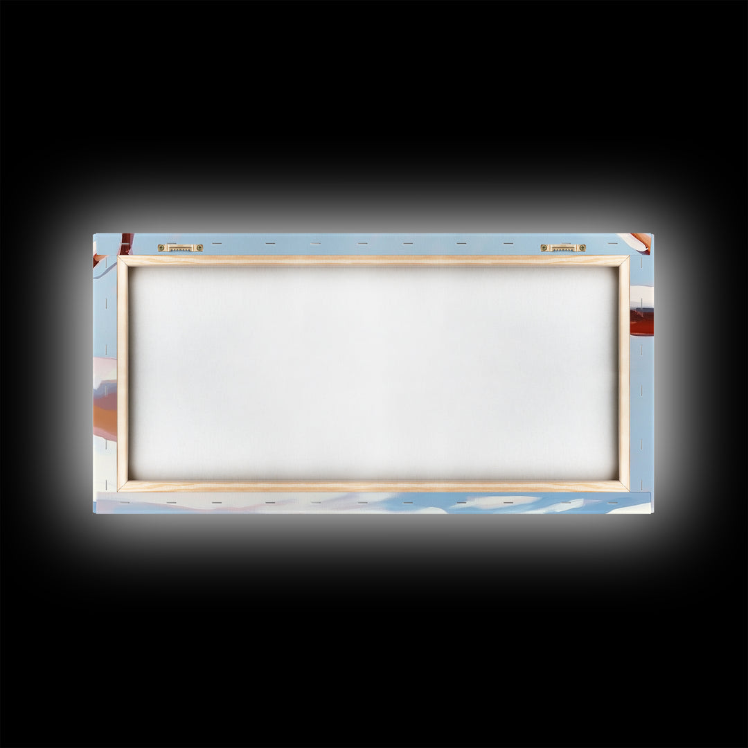 Branch Harmony, Nature Abstract, Earthy Tones, Framed Canvas Print, Bohemian Wall Art, Botanical Decor, Cozy Home Accent, Neutral Artwork