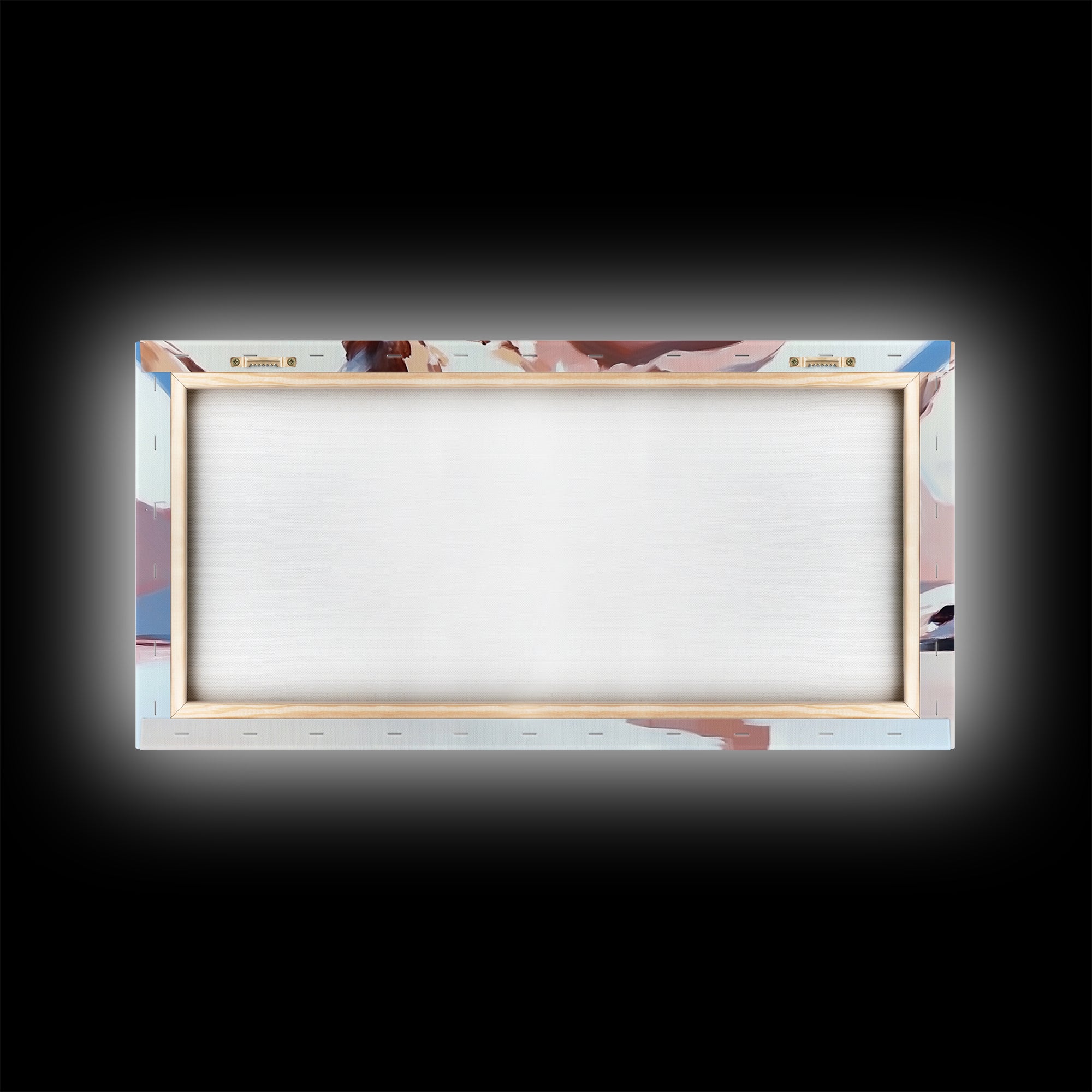 Cave Entrance, Surreal Landscape Art, Abstract Coastal Print, Pink Beige Tones, Nature Inspired, Boho Wall Decor, Framed Canvas Print