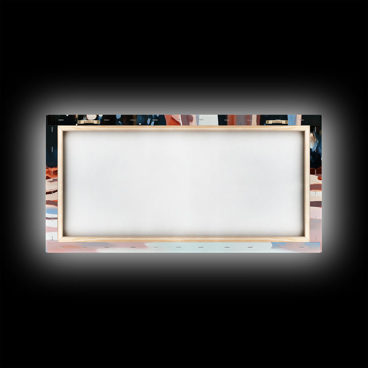 Blush Wedding, Romantic Art, Framed Canvas Print, Elegant Wall Decor, Feminine Painting, Modern Bedroom Art, Minimalist Aesthetic