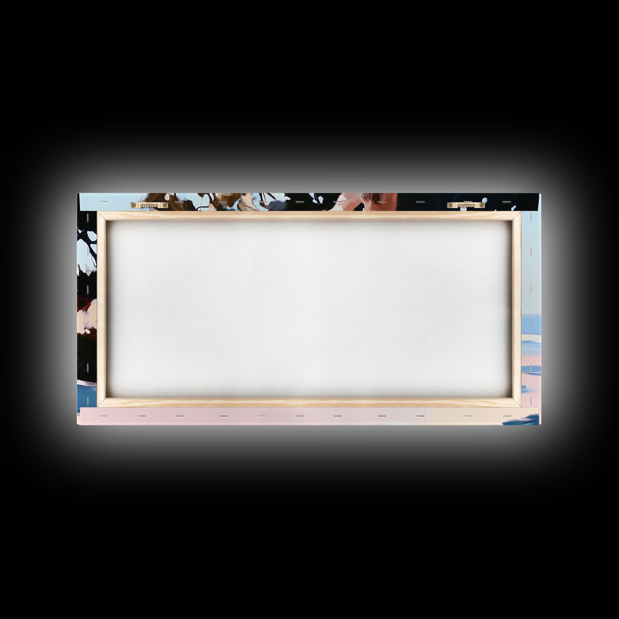 Coastal Tree, Beach Serenity, Ocean Landscape, Minimalist Aesthetic, Tranquil Seascape, Boho Decor, Nature Art, Framed Canvas Print