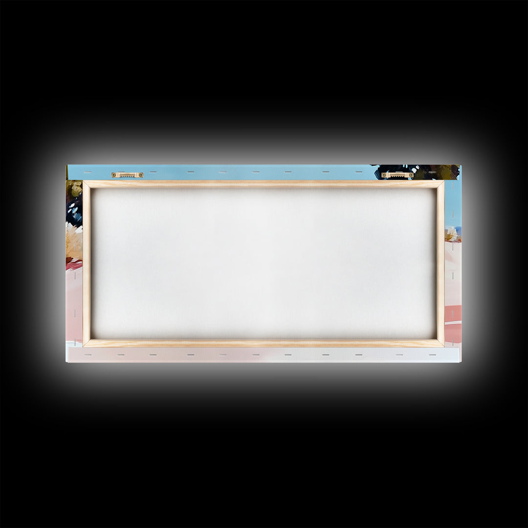 Desert Path, Serene Landscape, Southwest Art, Minimalist Nature Print, Living Room Wall Art, Earthy Aesthetic, Canvas Print, Home Decor