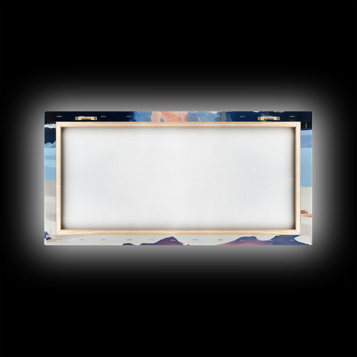 Campfire, Cozy Glow, Autumn Wall Art, Rustic Home Decor, Boho Adventure Aesthetic, Living Room Art, Framed Canvas Print, Gift Idea