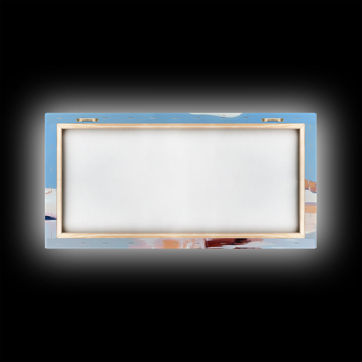 Covered Wagon, Western Art, Pioneer Print, Rustic Decor, Framed Canvas Print, Living Room Wall Art, Boho Farmhouse Style