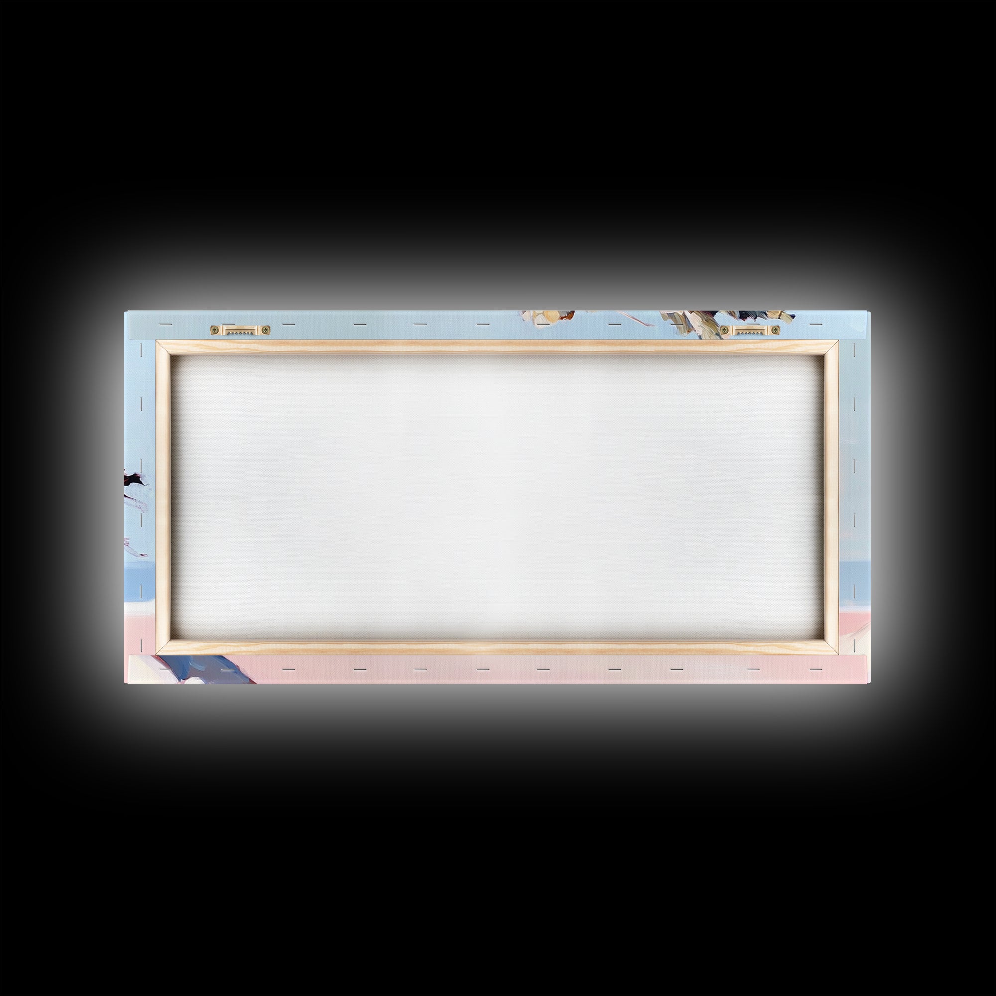 Coastal Tree, Windy Beach, Ocean Breeze, Framed Canvas Print, Minimalist Art, Coastal Wall Art, Living Room Wall Art, Beach House Decor