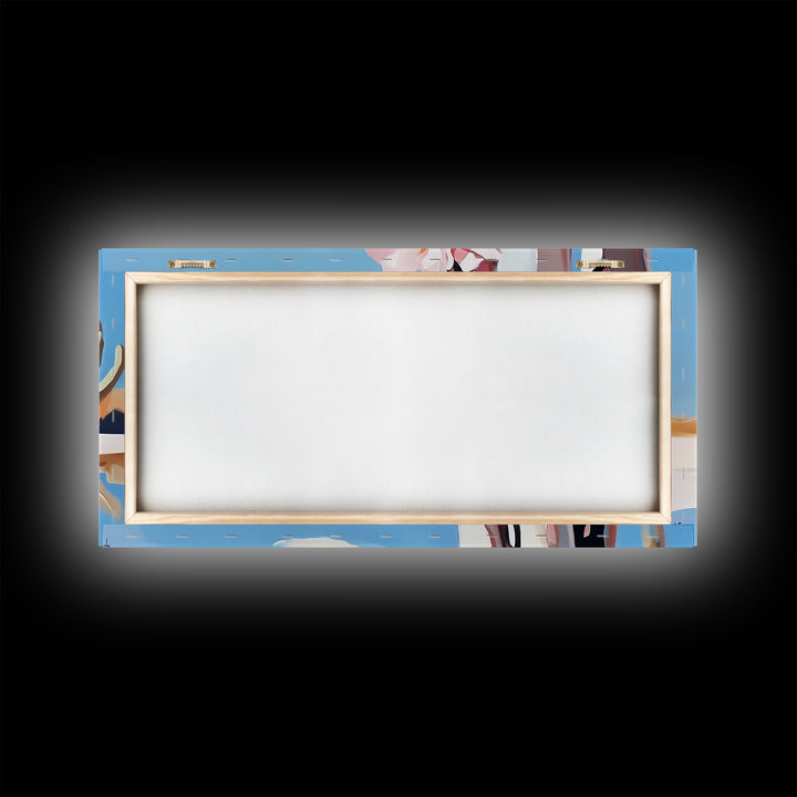 Cactus Blooms, Desert Flowers, Southwestern Serenity, Canvas Print, Floral Art, Pastel Tones, Nature Wall Art, Boho Decor, Minimalist Aesthetic