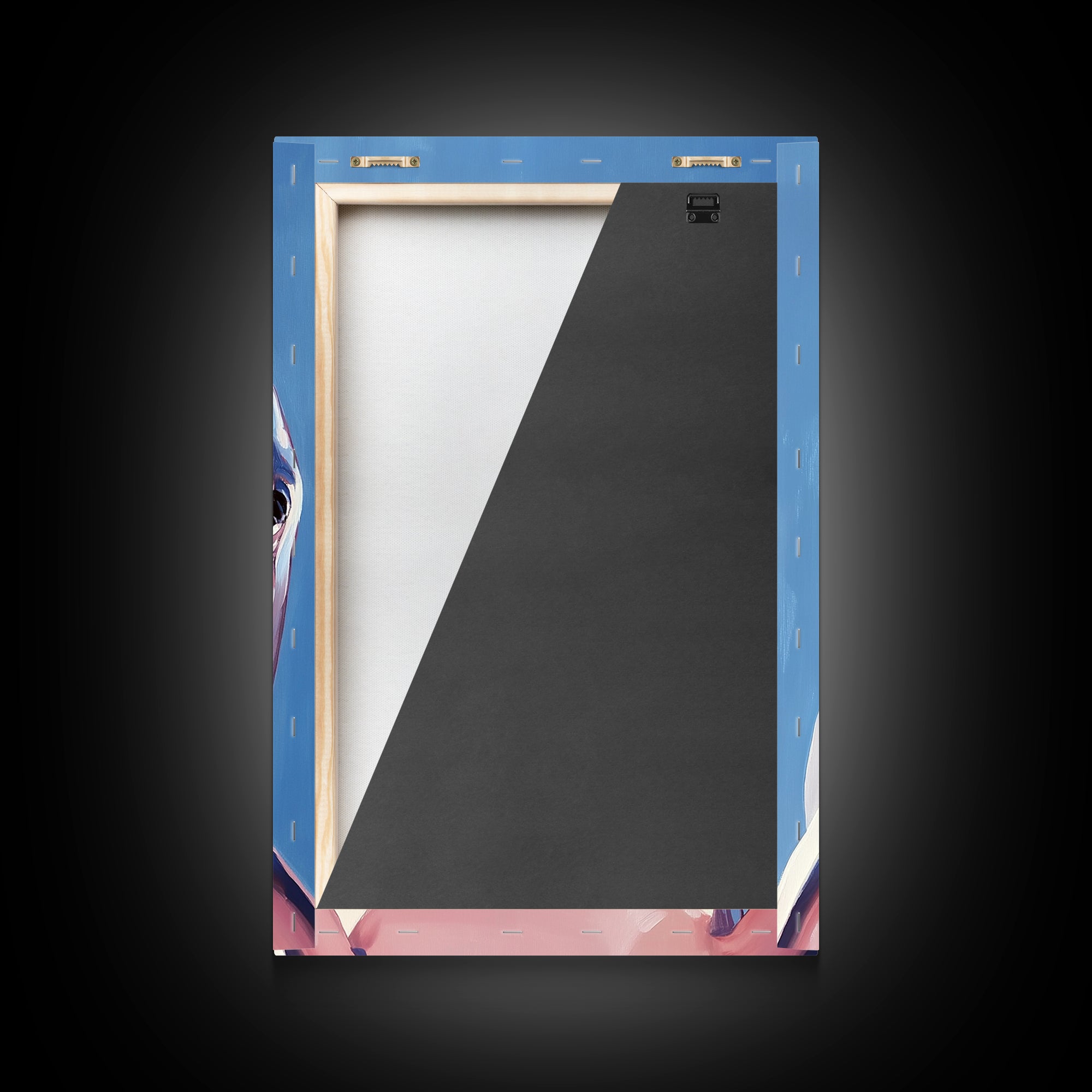 Dolphin Smile, Ocean Wildlife, Playful Sea Art, Coastal Decor, Nautical Wall Art, Canvas Print, Kids Room Art, Marine Animal Painting