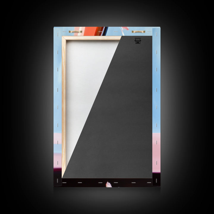 Cosmic Blast, Space Art, Sci-Fi Painting, Framed Canvas Print, Futuristic Wall Art, Modern Home Decor, Space Exploration Artwork