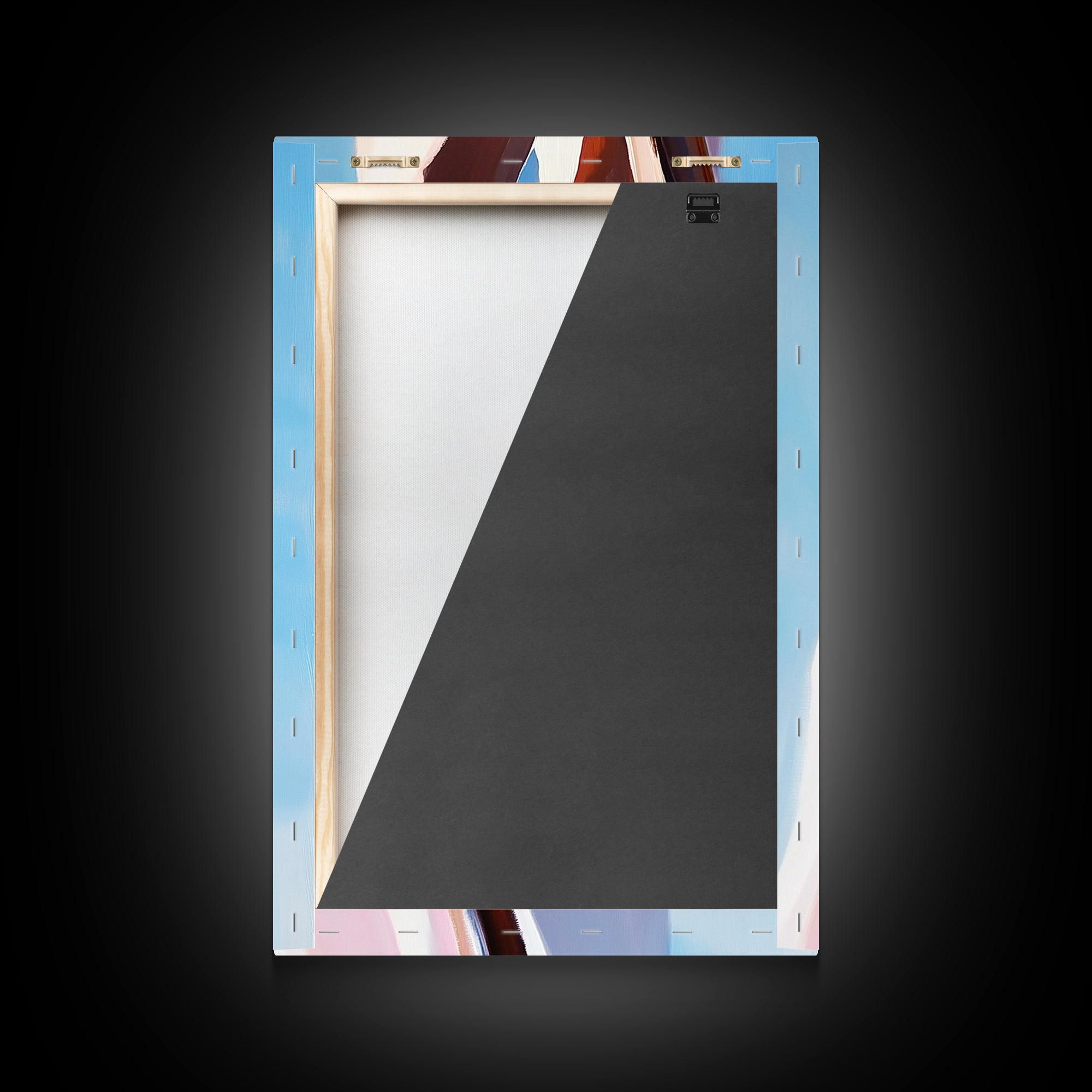 Rowing Oars, Nautical Art, Coastal Home Decor, Ocean Wall Art, Framed Canvas Print, Minimalist Seascape, Beach House Art, Modern Print