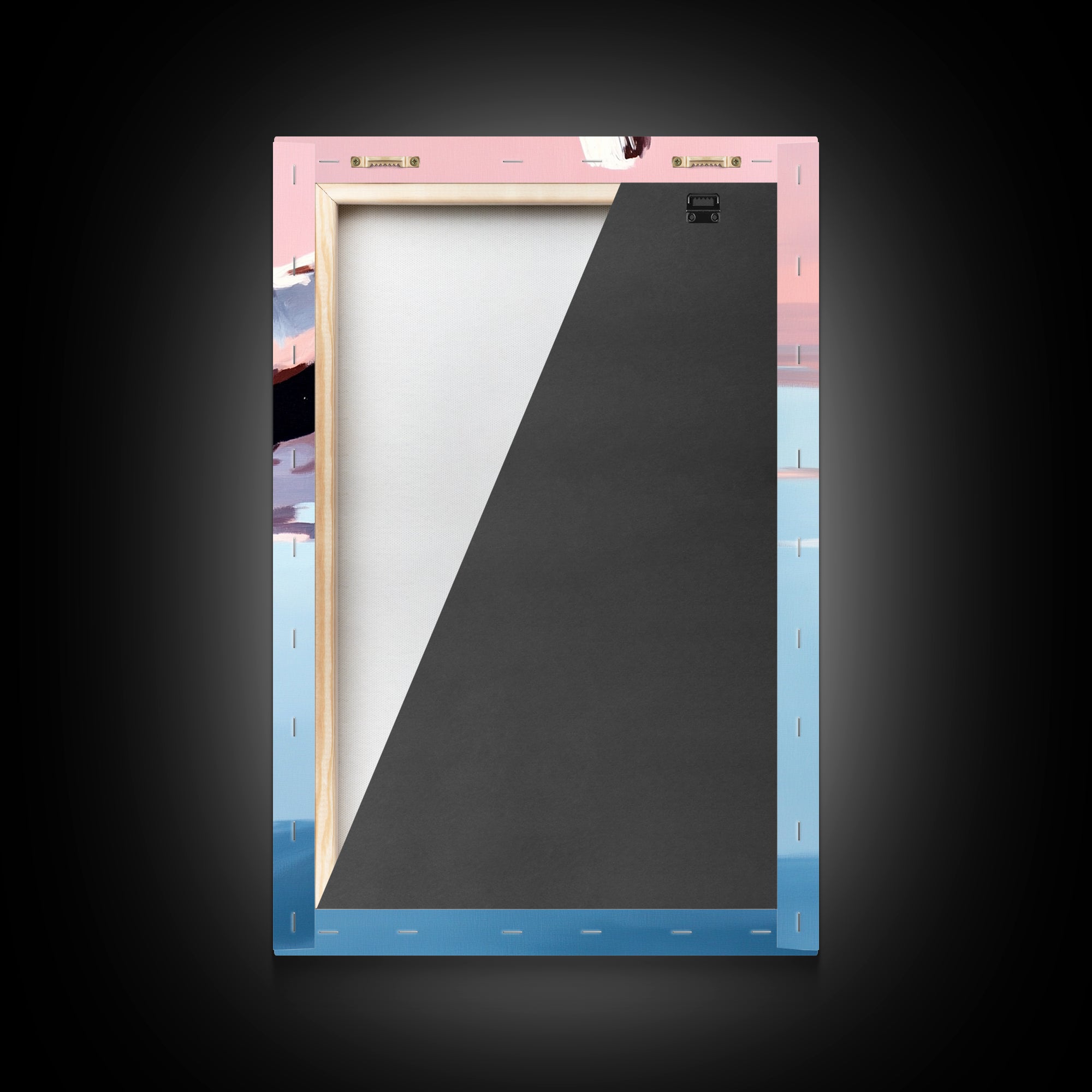 Driftwood, Lake Reflection, Nature Wall Art, Rustic Cabin Decor, Framed Canvas Print, Minimalist Landscape, Living Room Wall Art