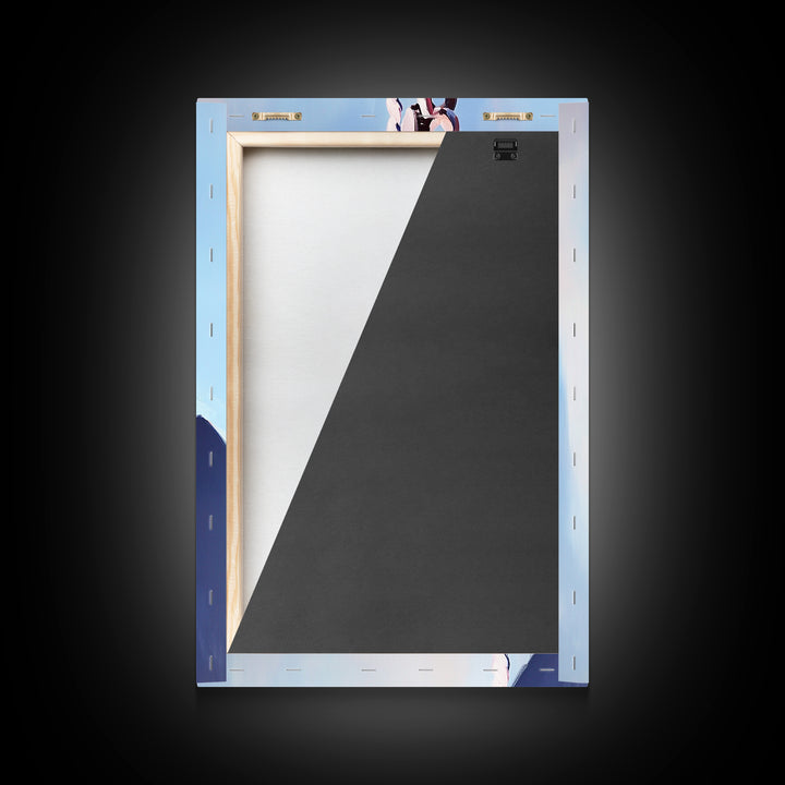 Coastal Buoy, Nautical Wall Art, Beach House Decor, Minimalist Art, Pastel Aesthetic, Ocean Theme, Framed Canvas Print, Modern Art