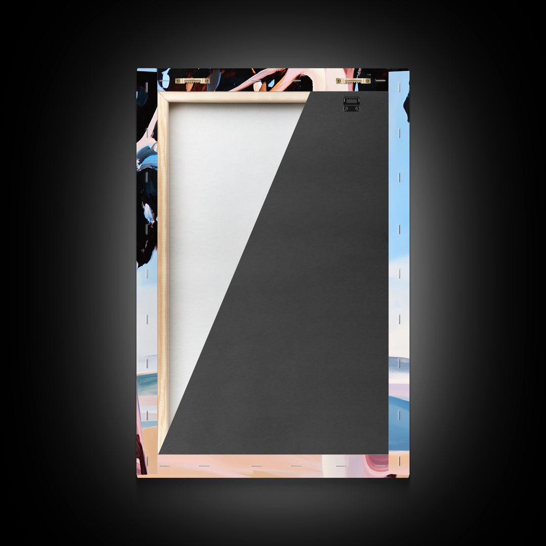 Birch Tree, Forest Wall Art, Nature Inspired Decor, Scandinavian Aesthetic, Woodland Theme, Earthy Tones, Canvas Print, Serene Landscape