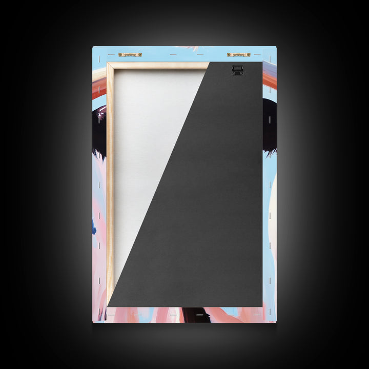 Cow Portrait, Farmhouse Animal Art, Rustic Wall Decor, Country Home Aesthetic, Modern Barn Decor, Canvas Print, Kitchen Wall Art