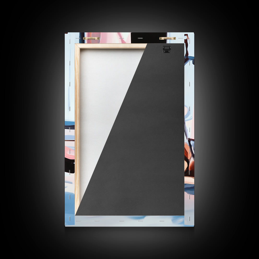 Campfire, Cozy Art, Autumn Decor, Rustic Wall Art, Framed Canvas Print, Cabin Vibes, Warm Aesthetic, Nature Lover Artwork