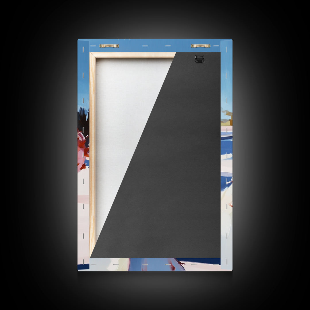 Cactus Bloom, Southwest Decor, Desert Art, Succulent Painting, Nature Inspired, Earthy Tones, Framed Canvas Print, Bedroom