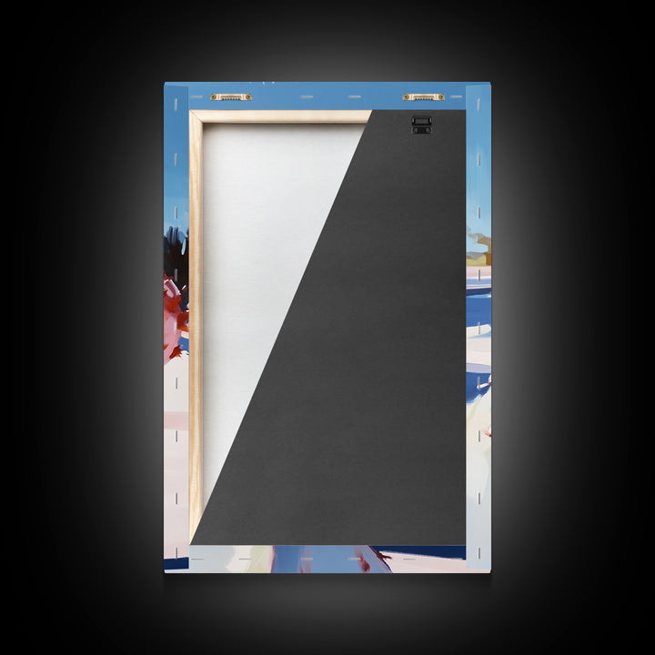 Cactus Bloom, Southwest Decor, Desert Art, Succulent Painting, Nature Inspired, Earthy Tones, Framed Canvas Print, Bedroom